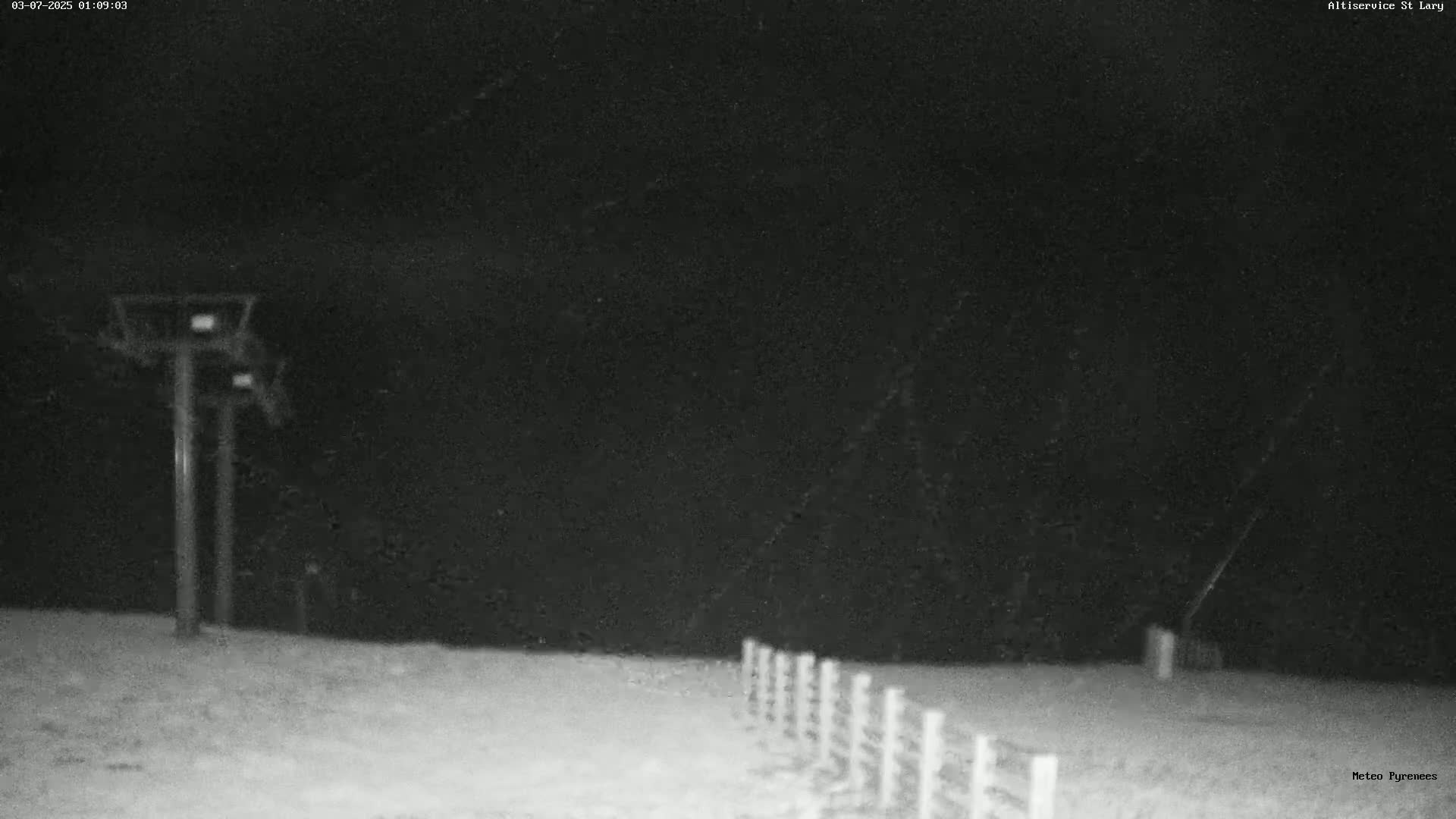 Saint-Lary-Soulan Village Skyline & Pla d'Adet Ski Slopes Live Cam - Bagnères-de-Bigorre, Hautes-Pyrénées, Occitanie, France