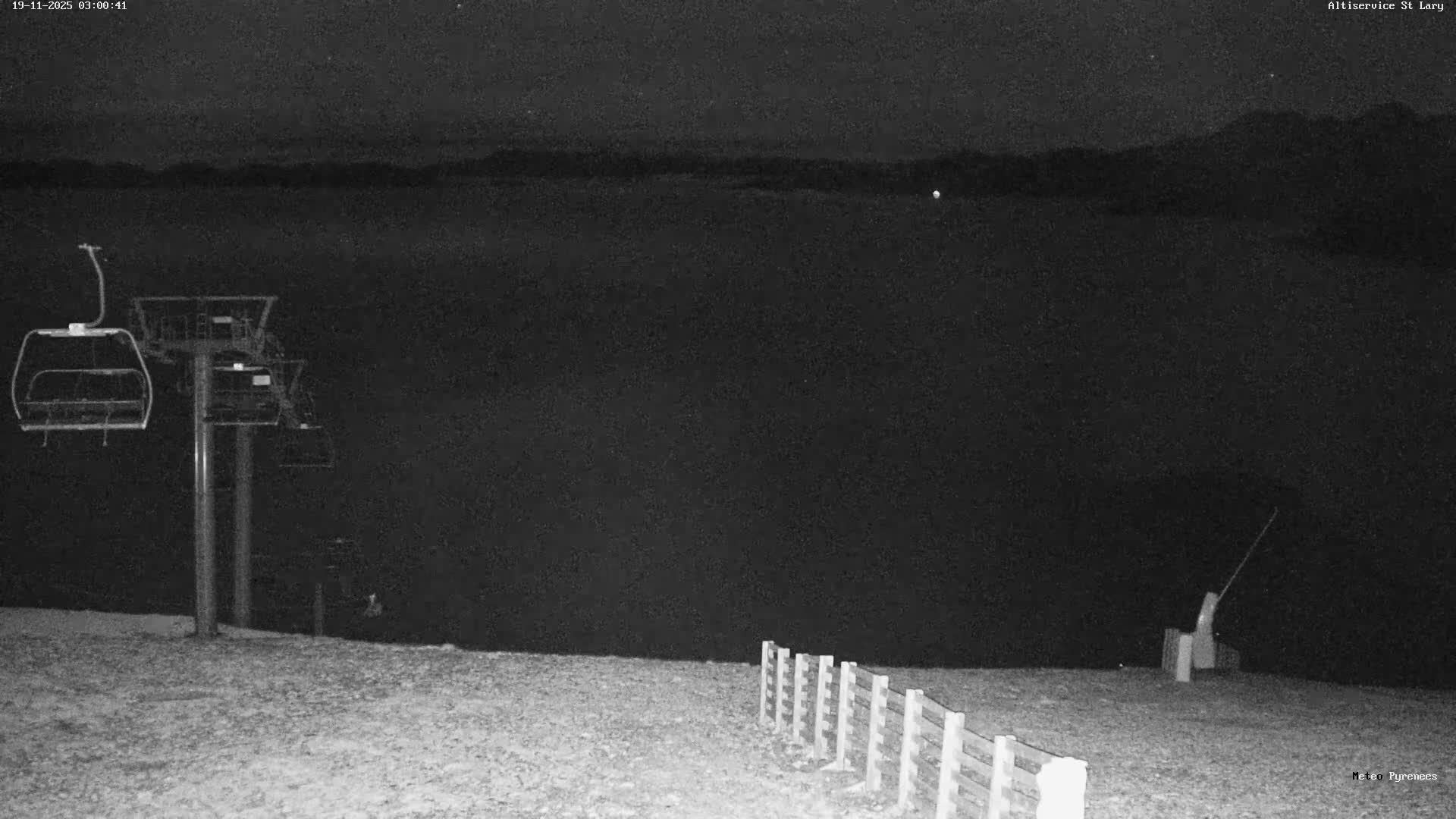 Saint-Lary-Soulan Village Skyline & Pla d'Adet Ski Slopes Live Cam - Bagnères-de-Bigorre, Hautes-Pyrénées, Occitanie, France