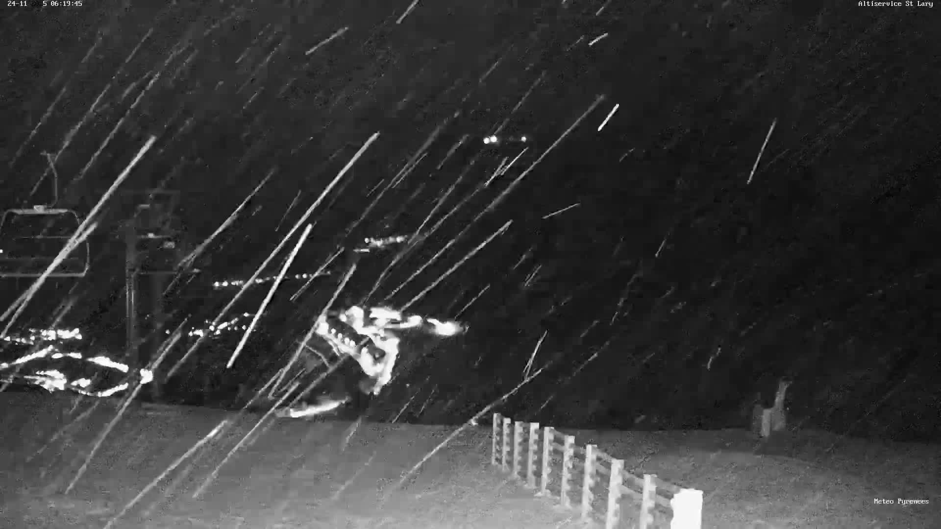 Saint-Lary-Soulan Village Skyline & Pla d'Adet Ski Slopes Live Cam - Bagnères-de-Bigorre, Hautes-Pyrénées, Occitanie, France