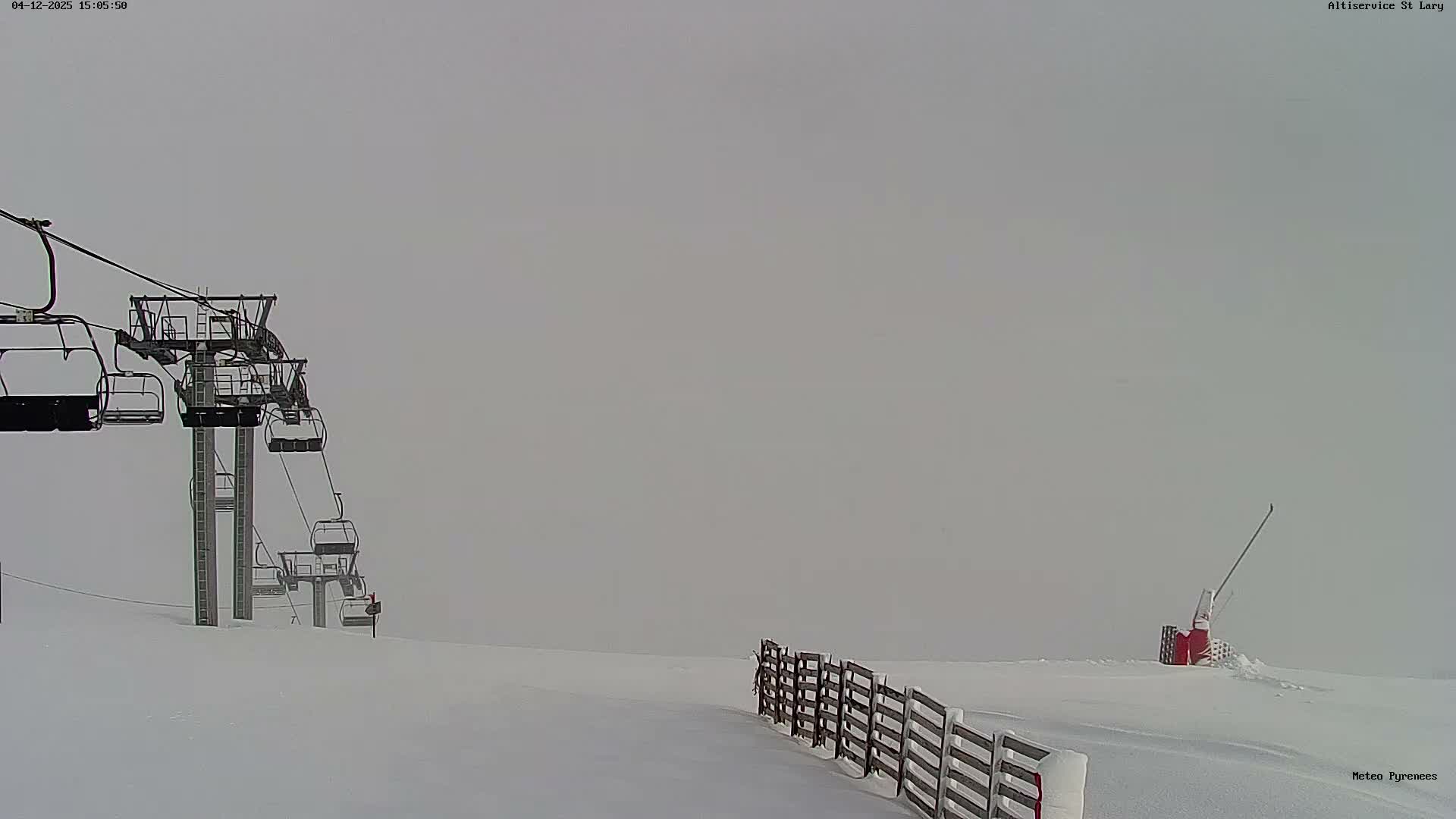 Saint-Lary-Soulan Village Skyline & Pla d'Adet Ski Slopes Live Cam - Bagnères-de-Bigorre, Hautes-Pyrénées, Occitanie, France