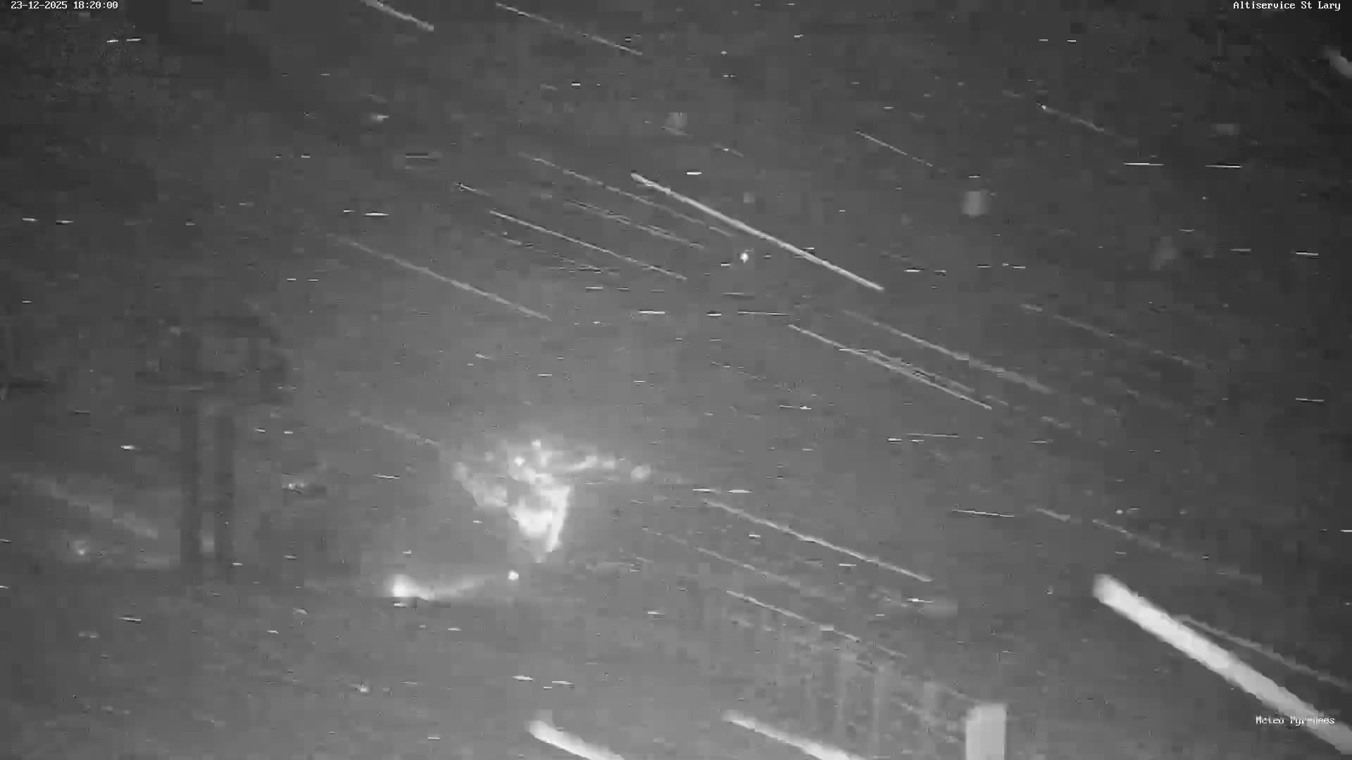 Saint-Lary-Soulan Village Skyline & Pla d'Adet Ski Slopes Live Cam - Bagnères-de-Bigorre, Hautes-Pyrénées, Occitanie, France