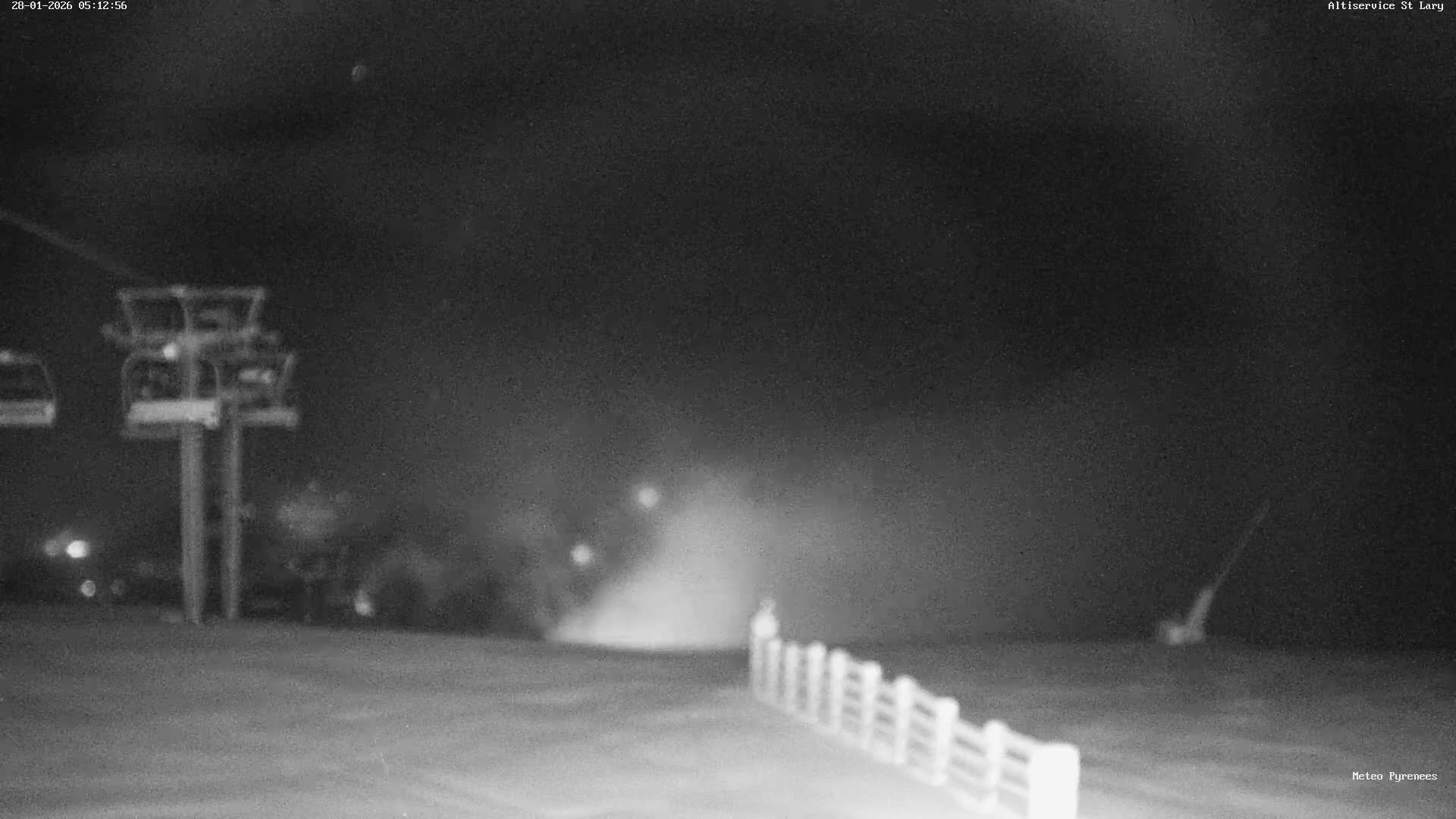 Saint-Lary-Soulan Village Skyline & Pla d'Adet Ski Slopes Live Cam - Bagnères-de-Bigorre, Hautes-Pyrénées, Occitanie, France
