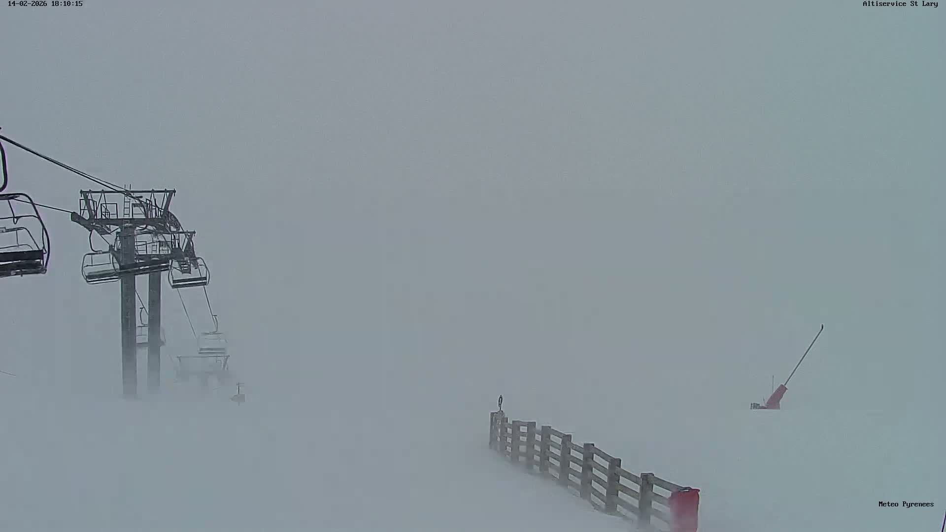 Saint-Lary-Soulan Village Skyline & Pla d'Adet Ski Slopes Live Cam - Bagnères-de-Bigorre, Hautes-Pyrénées, Occitanie, France