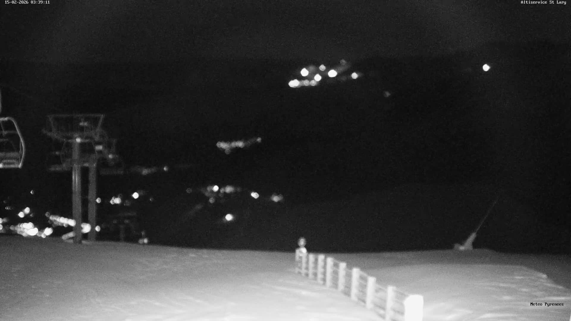 Saint-Lary-Soulan Village Skyline & Pla d'Adet Ski Slopes Live Cam - Bagnères-de-Bigorre, Hautes-Pyrénées, Occitanie, France