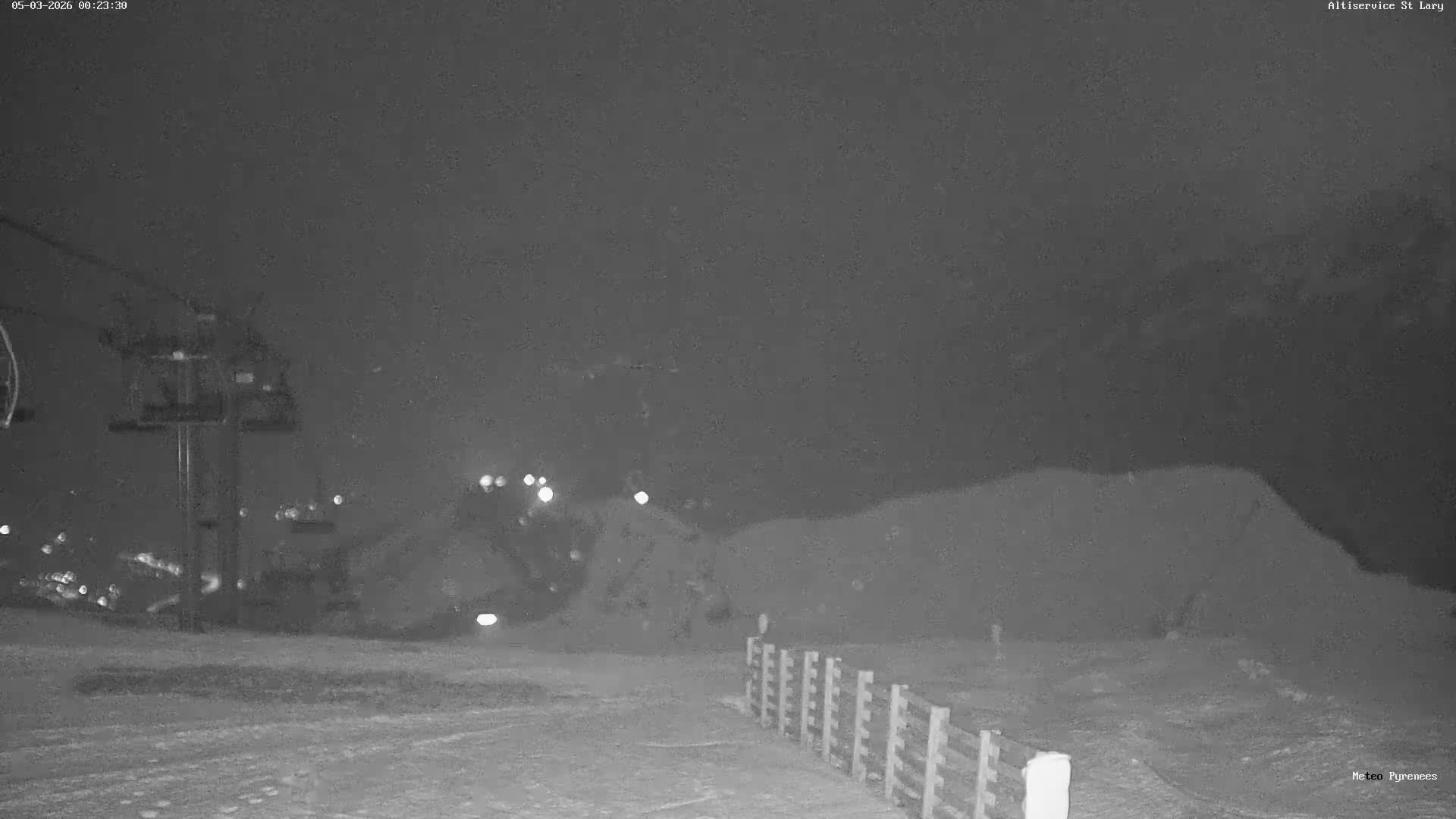 Saint-Lary-Soulan Village Skyline & Pla d'Adet Ski Slopes Live Cam - Bagnères-de-Bigorre, Hautes-Pyrénées, Occitanie, France