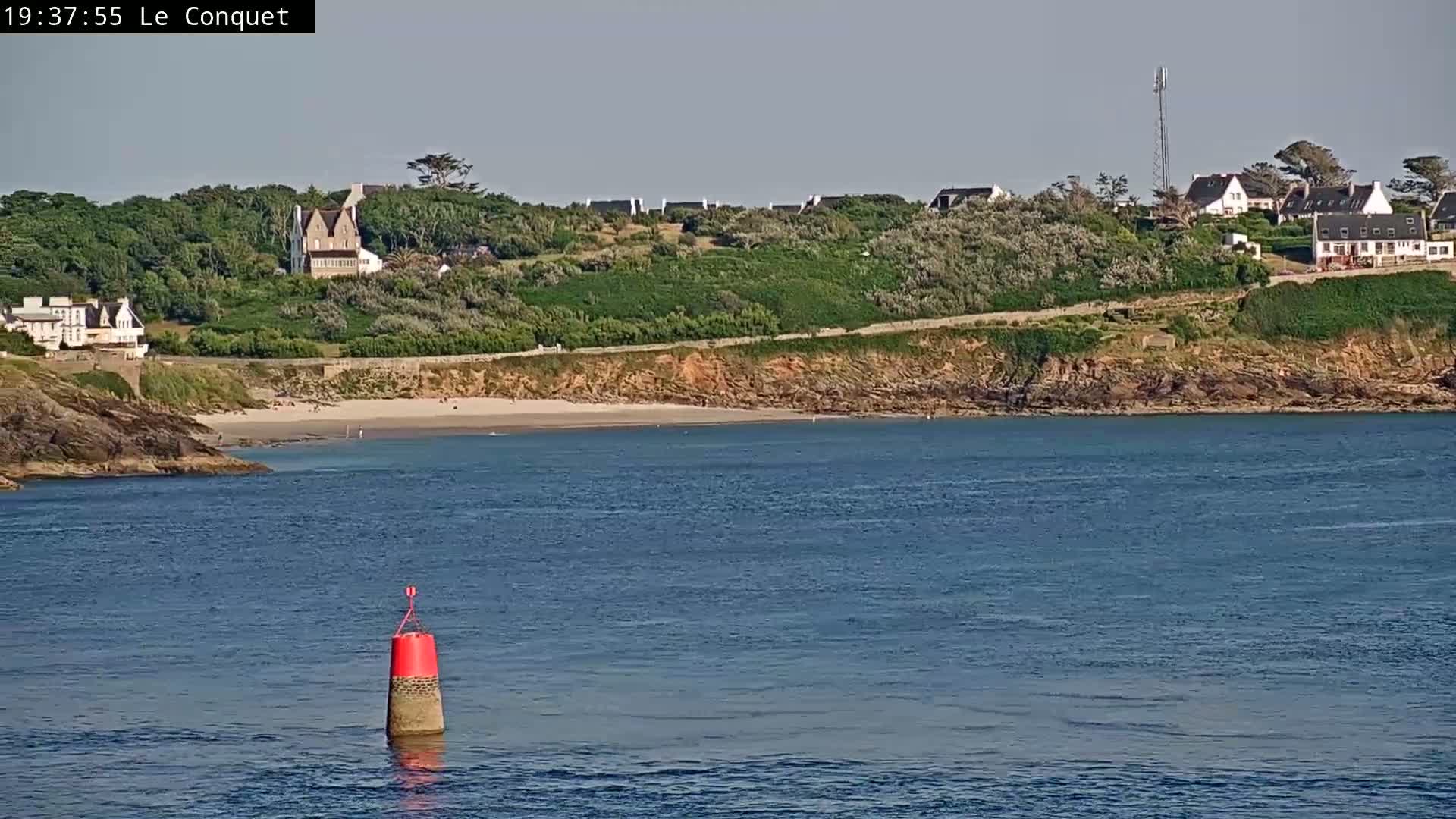Le Conquet Village & Marine Skyline Live Cam - Brest, Finistère, Bretagne, France