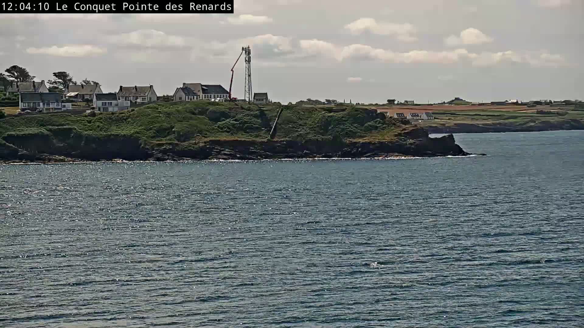 Le Conquet Village & Marine Skyline Live Cam - Brest, Finistère, Bretagne, France