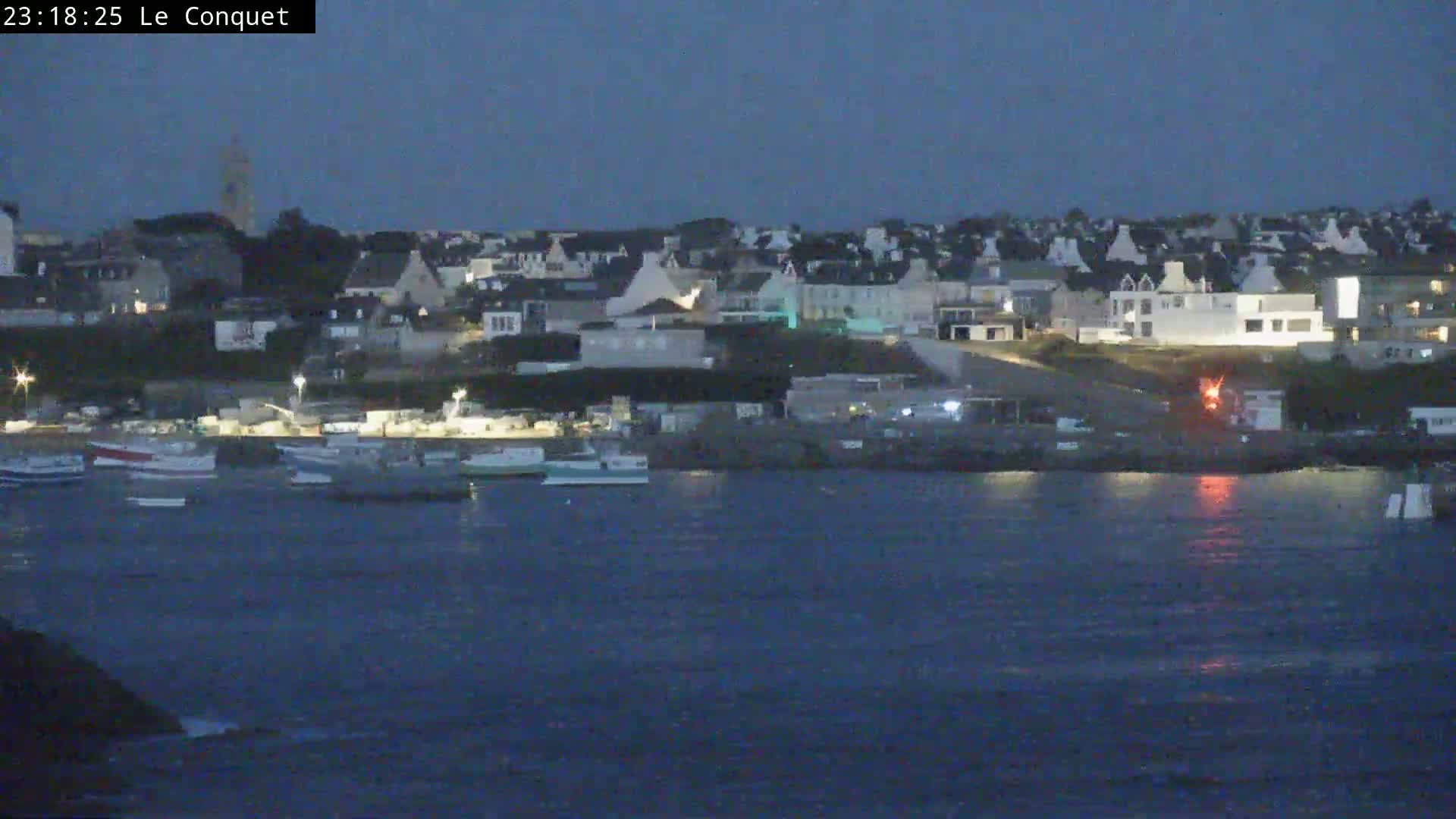Le Conquet Village & Marine Skyline Live Cam - Brest, Finistère, Bretagne, France