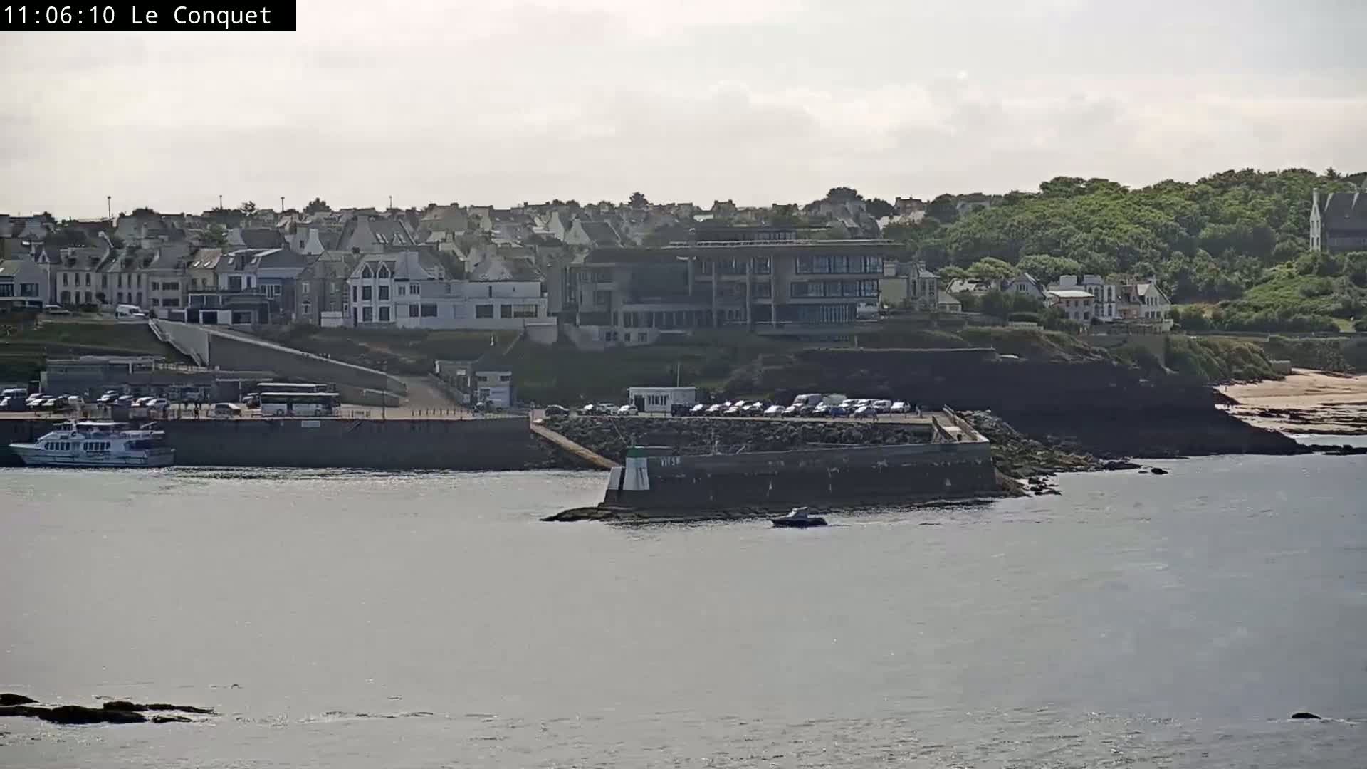 Le Conquet Village & Marine Skyline Live Cam - Brest, Finistère, Bretagne, France