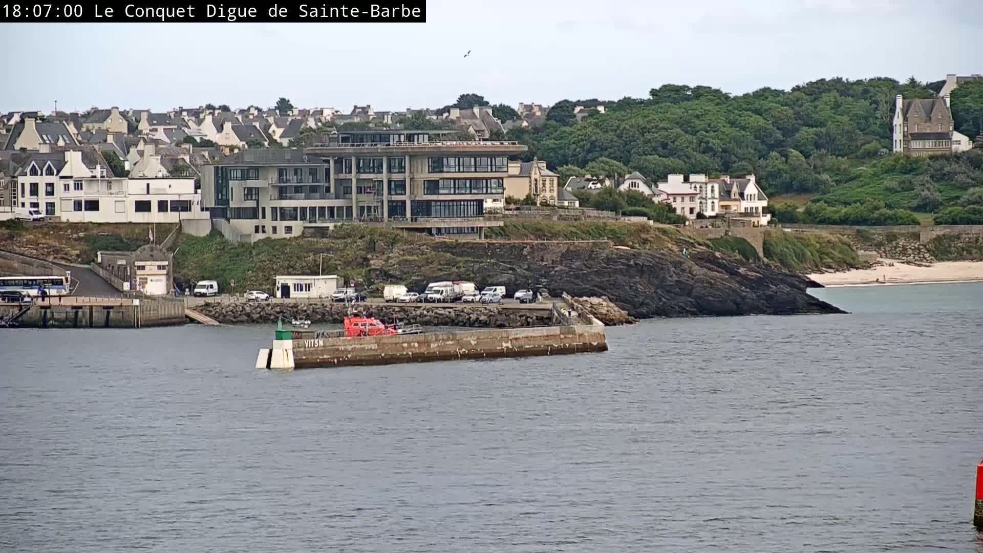 Le Conquet Village & Marine Skyline Live Cam - Brest, Finistère, Bretagne, France