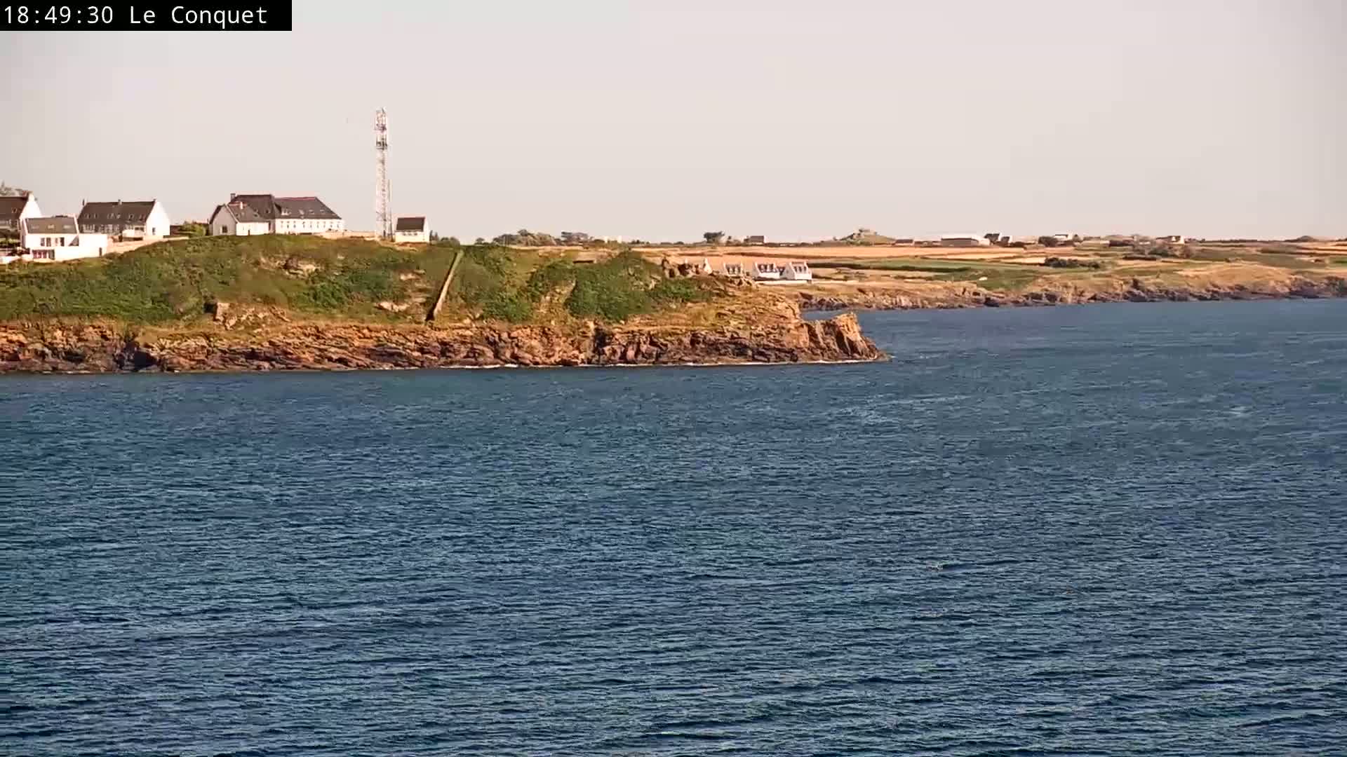 Le Conquet Village & Marine Skyline Live Cam - Brest, Finistère, Bretagne, France