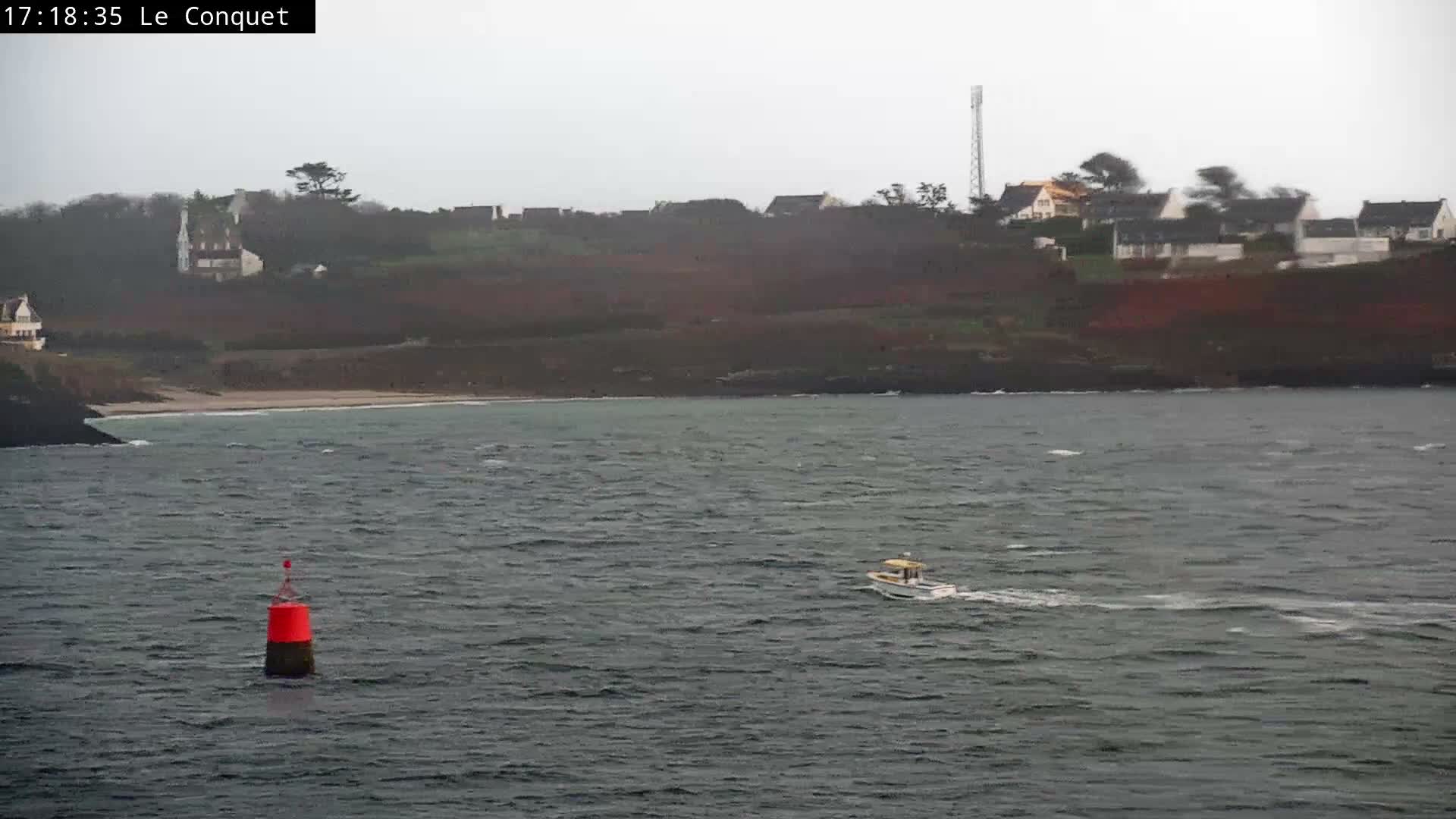 Le Conquet Village & Marine Skyline Live Cam - Brest, Finistère, Bretagne, France