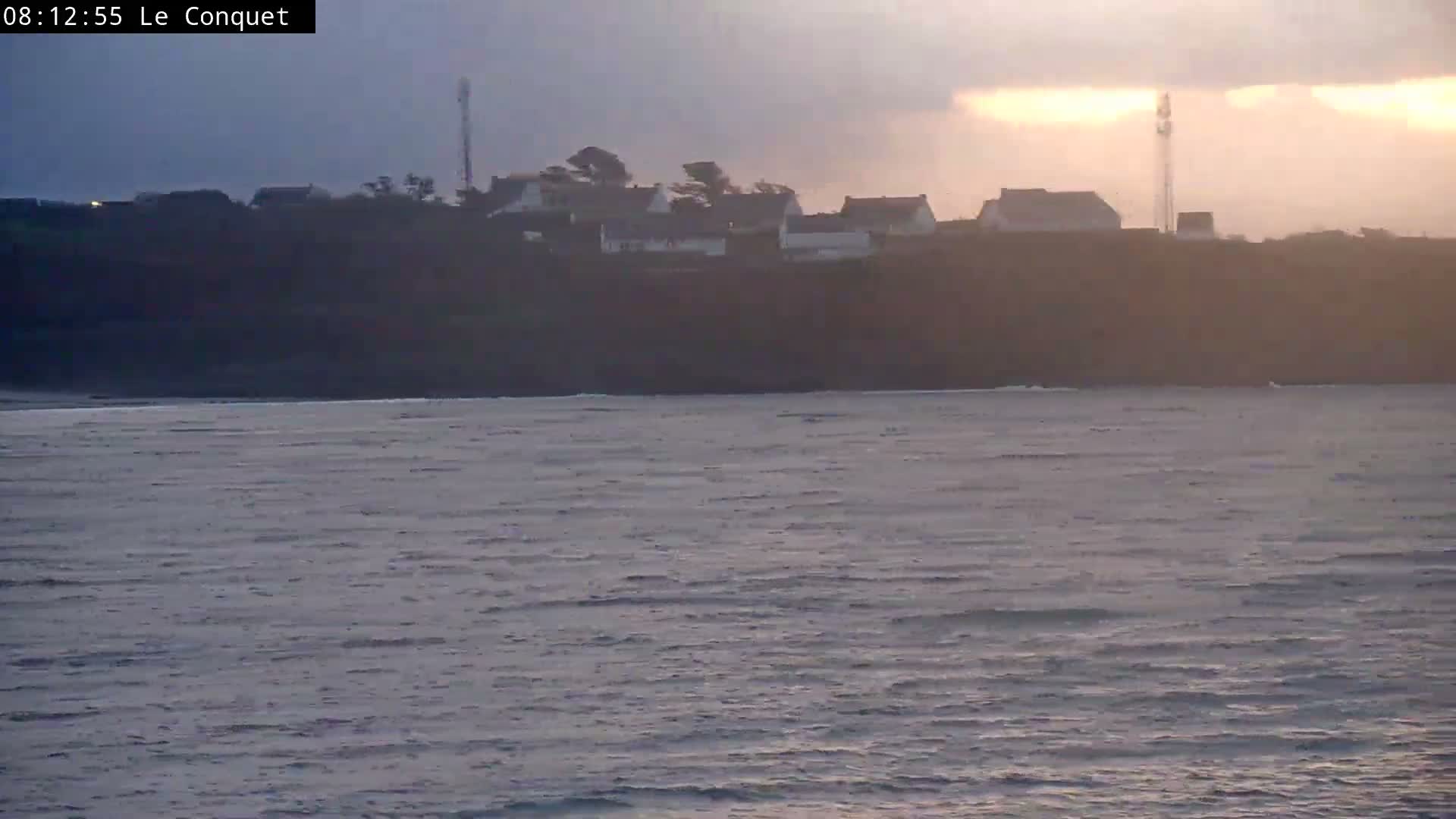 Le Conquet Village & Marine Skyline Live Cam - Brest, Finistère, Bretagne, France