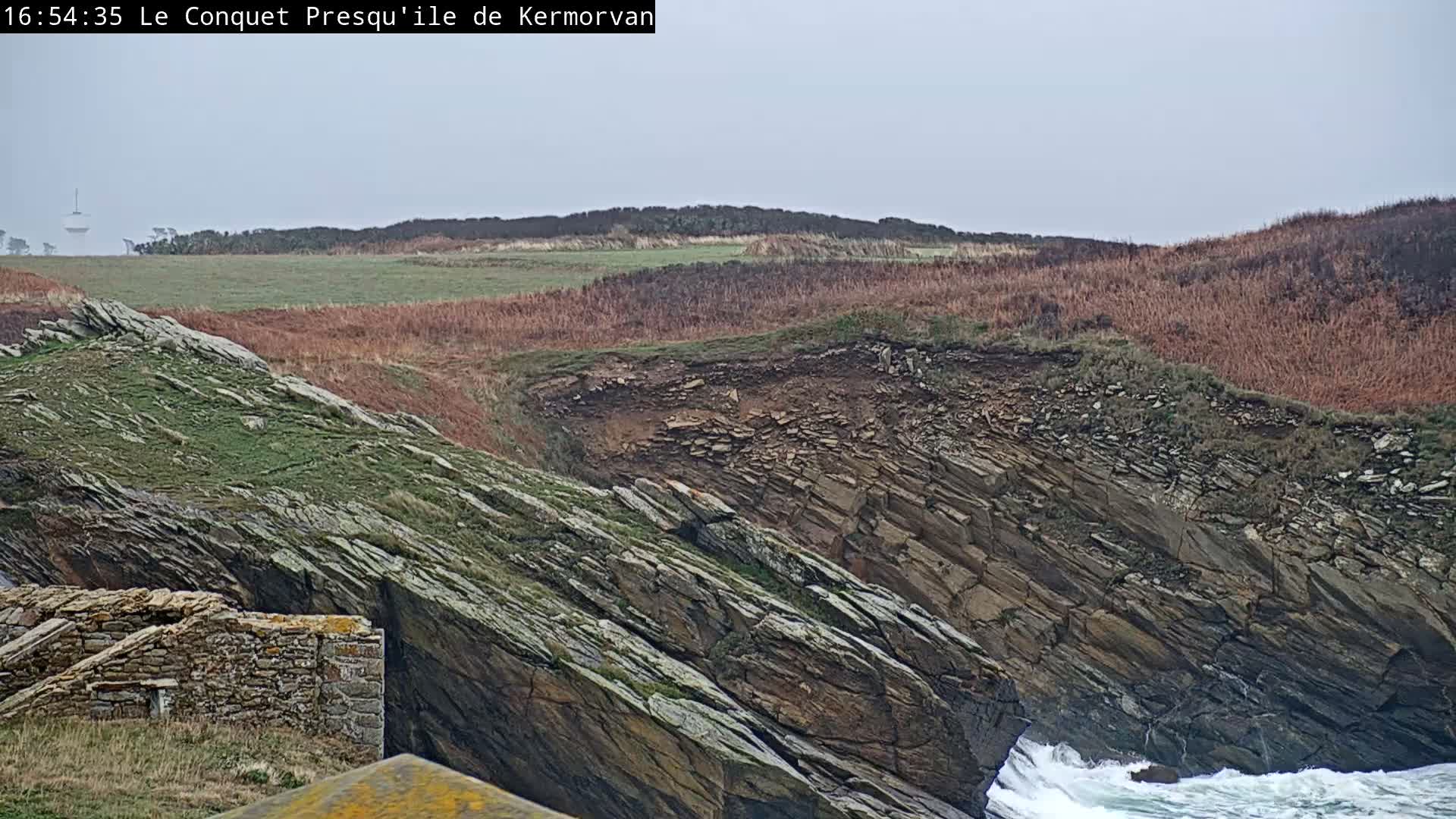 Le Conquet Village & Marine Skyline Live Cam - Brest, Finistère, Bretagne, France