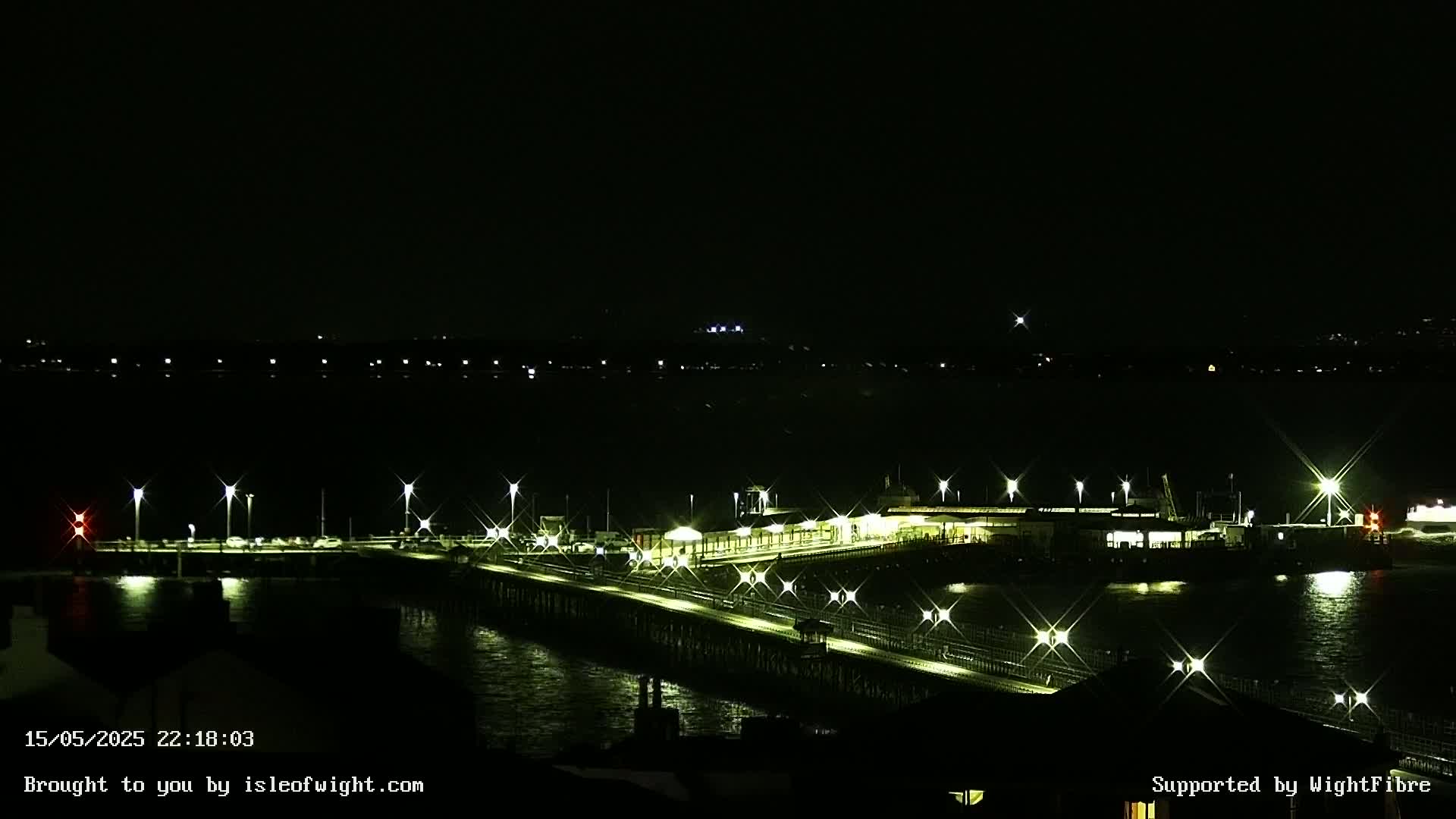 Ryde Pier & Island Line Railway Skyline Live Cam -Isle Of Wight, South East, England, United Kingdom 