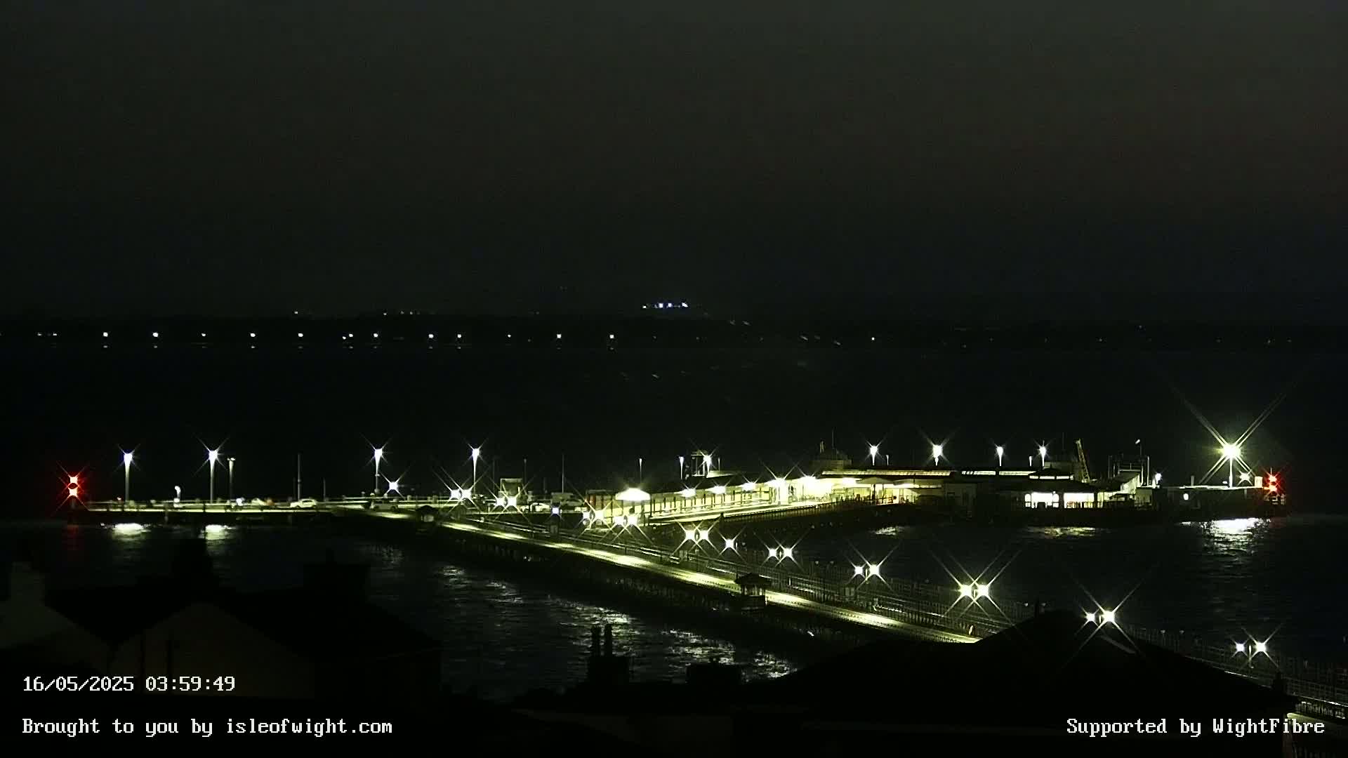 Ryde Pier & Island Line Railway Skyline Live Cam -Isle Of Wight, South East, England, United Kingdom 