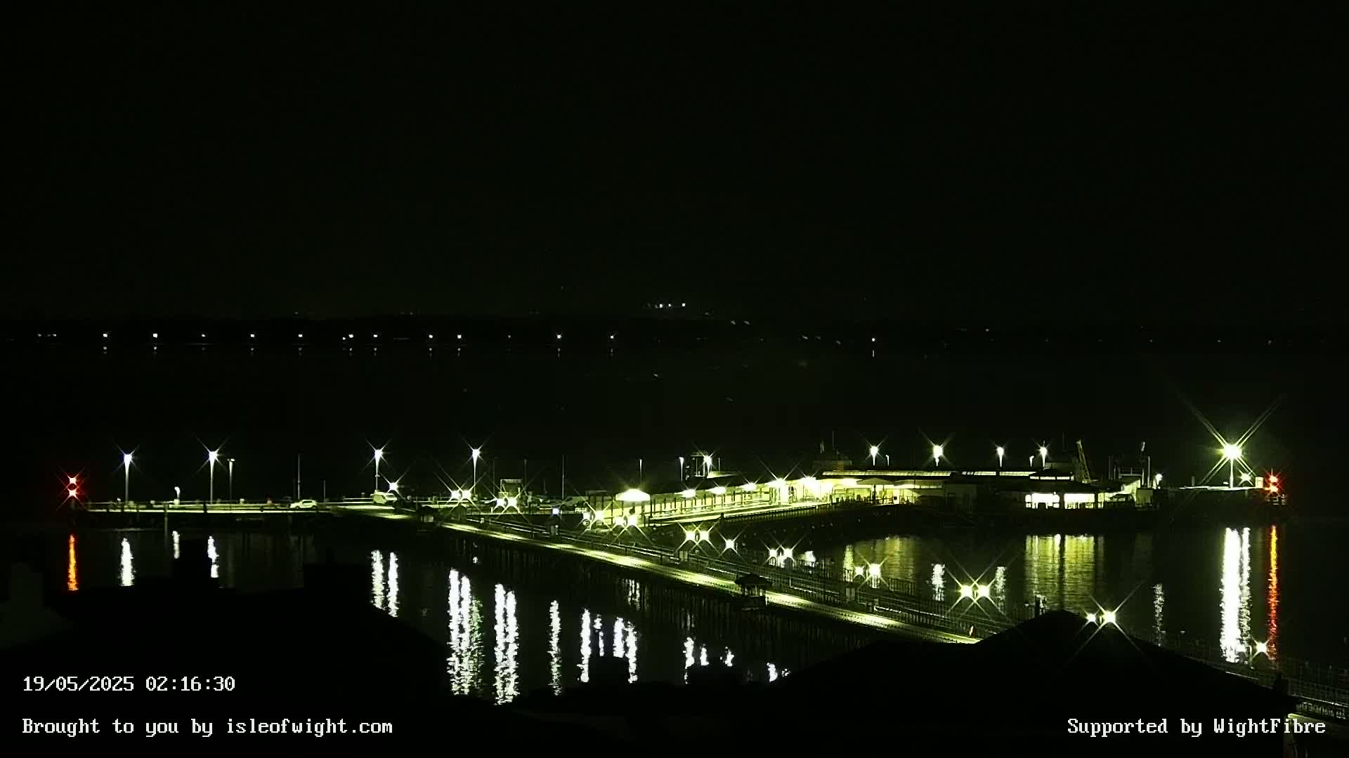 Ryde Pier & Island Line Railway Skyline Live Cam -Isle Of Wight, South East, England, United Kingdom 