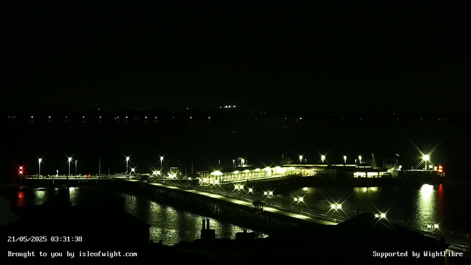 Ryde Pier & Island Line Railway Skyline Live Cam -Isle Of Wight, South East, England, United Kingdom 