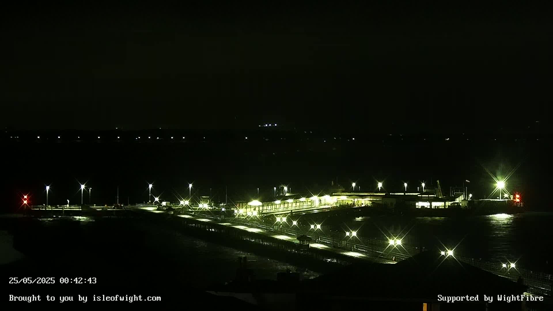 Ryde Pier & Island Line Railway Skyline Live Cam -Isle Of Wight, South East, England, United Kingdom 
