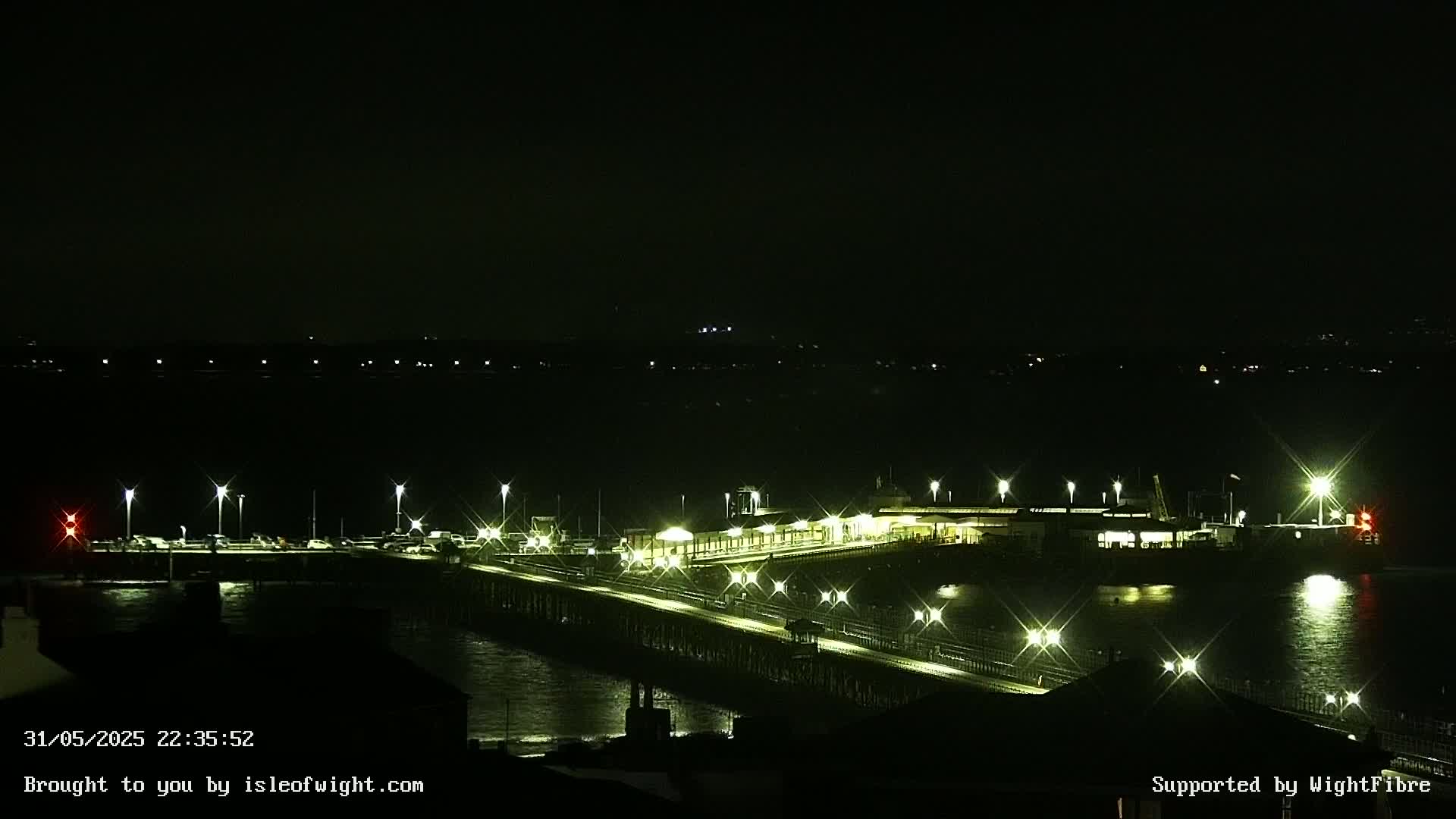 Ryde Pier & Island Line Railway Skyline Live Cam -Isle Of Wight, South East, England, United Kingdom 