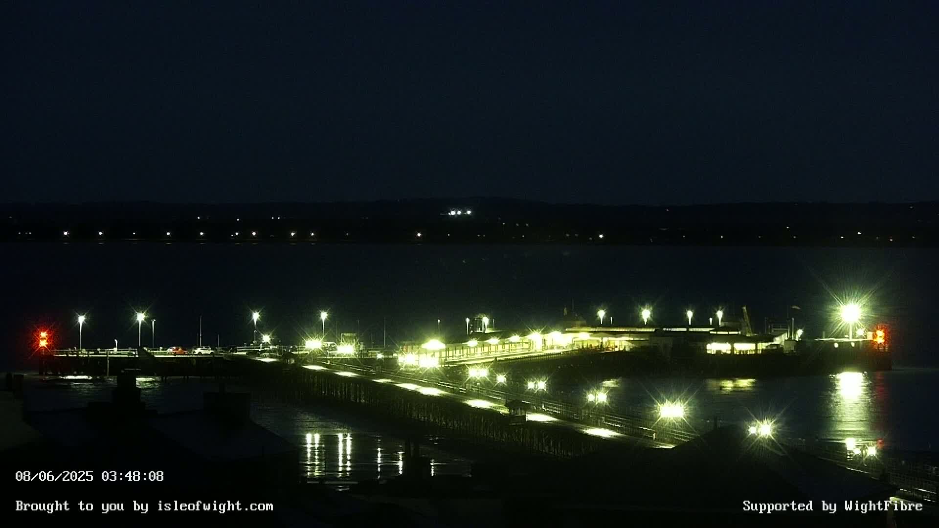 Ryde Pier & Island Line Railway Skyline Live Cam -Isle Of Wight, South East, England, United Kingdom 