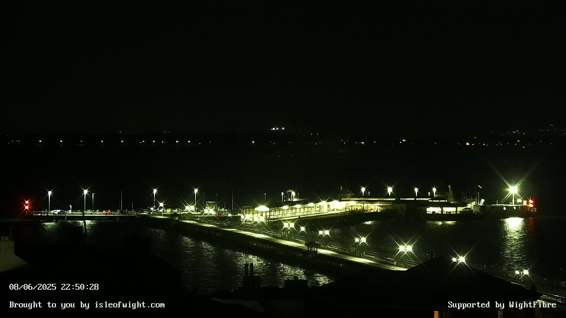 Ryde Pier & Island Line Railway Skyline Live Cam -Isle Of Wight, South East, England, United Kingdom 