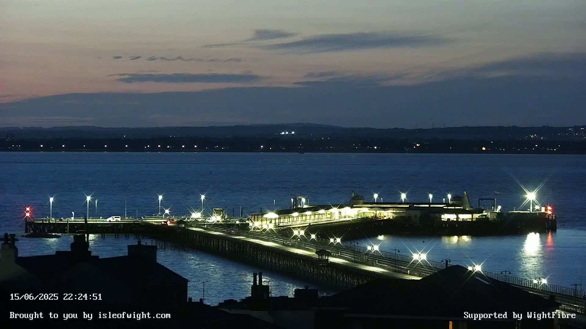 Ryde Pier & Island Line Railway Skyline Live Cam -Isle Of Wight, South East, England, United Kingdom 