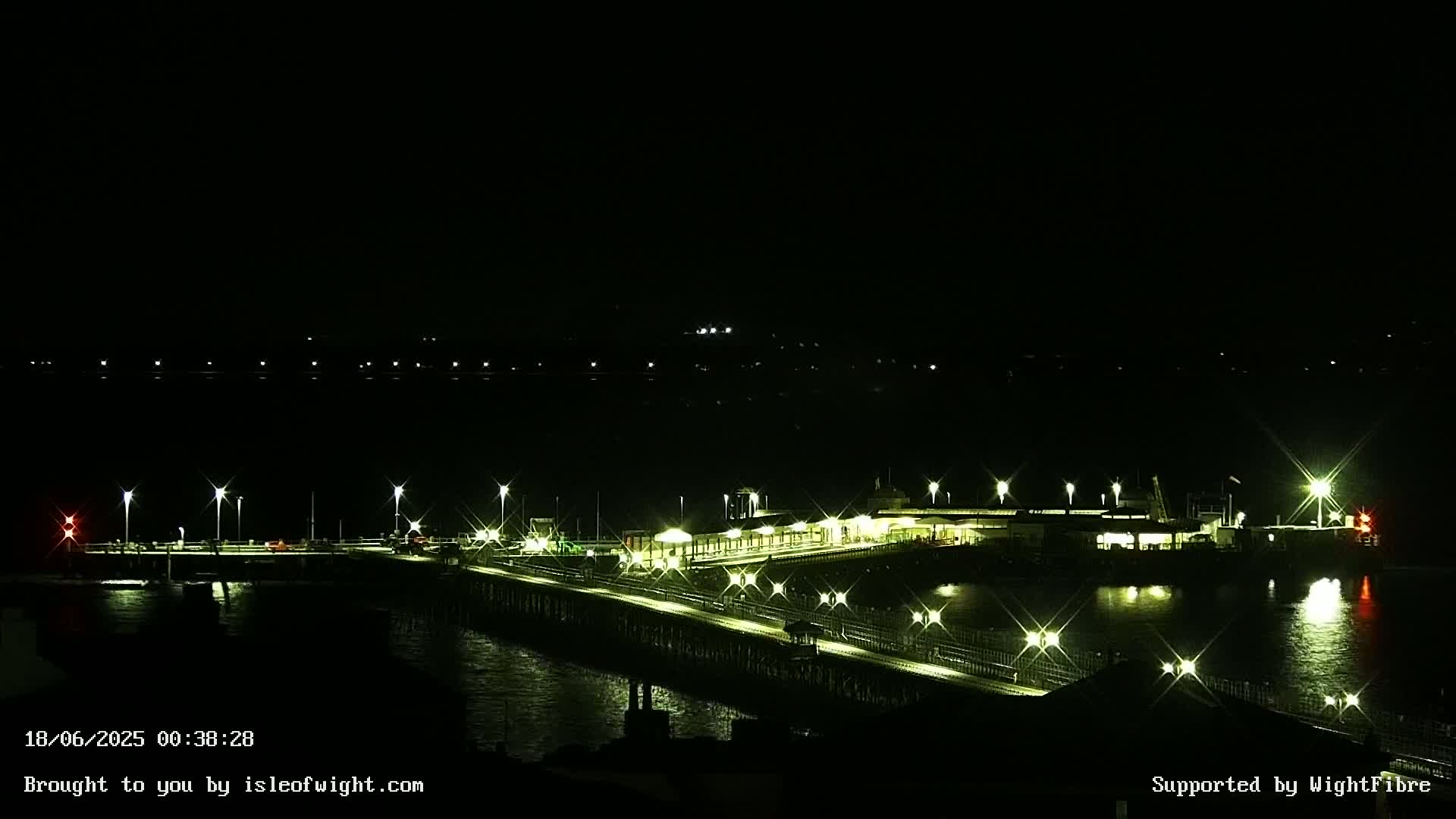 Ryde Pier & Island Line Railway Skyline Live Cam -Isle Of Wight, South East, England, United Kingdom 