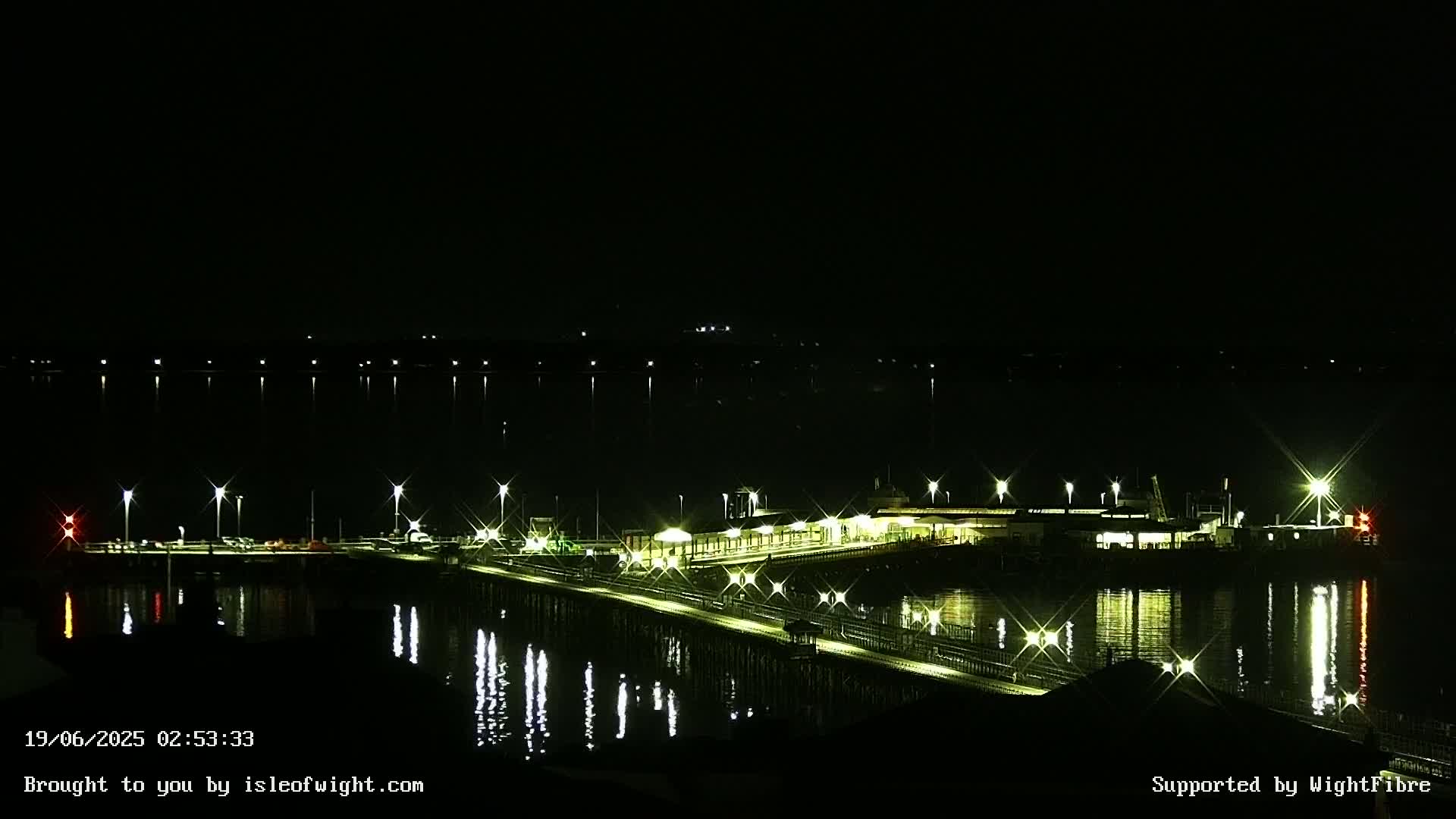 Ryde Pier & Island Line Railway Skyline Live Cam -Isle Of Wight, South East, England, United Kingdom 