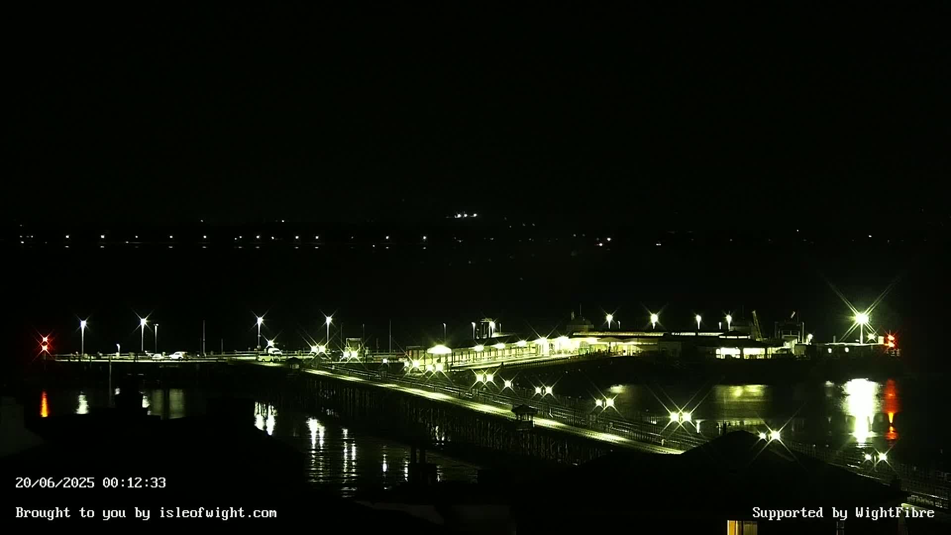 Ryde Pier & Island Line Railway Skyline Live Cam -Isle Of Wight, South East, England, United Kingdom 