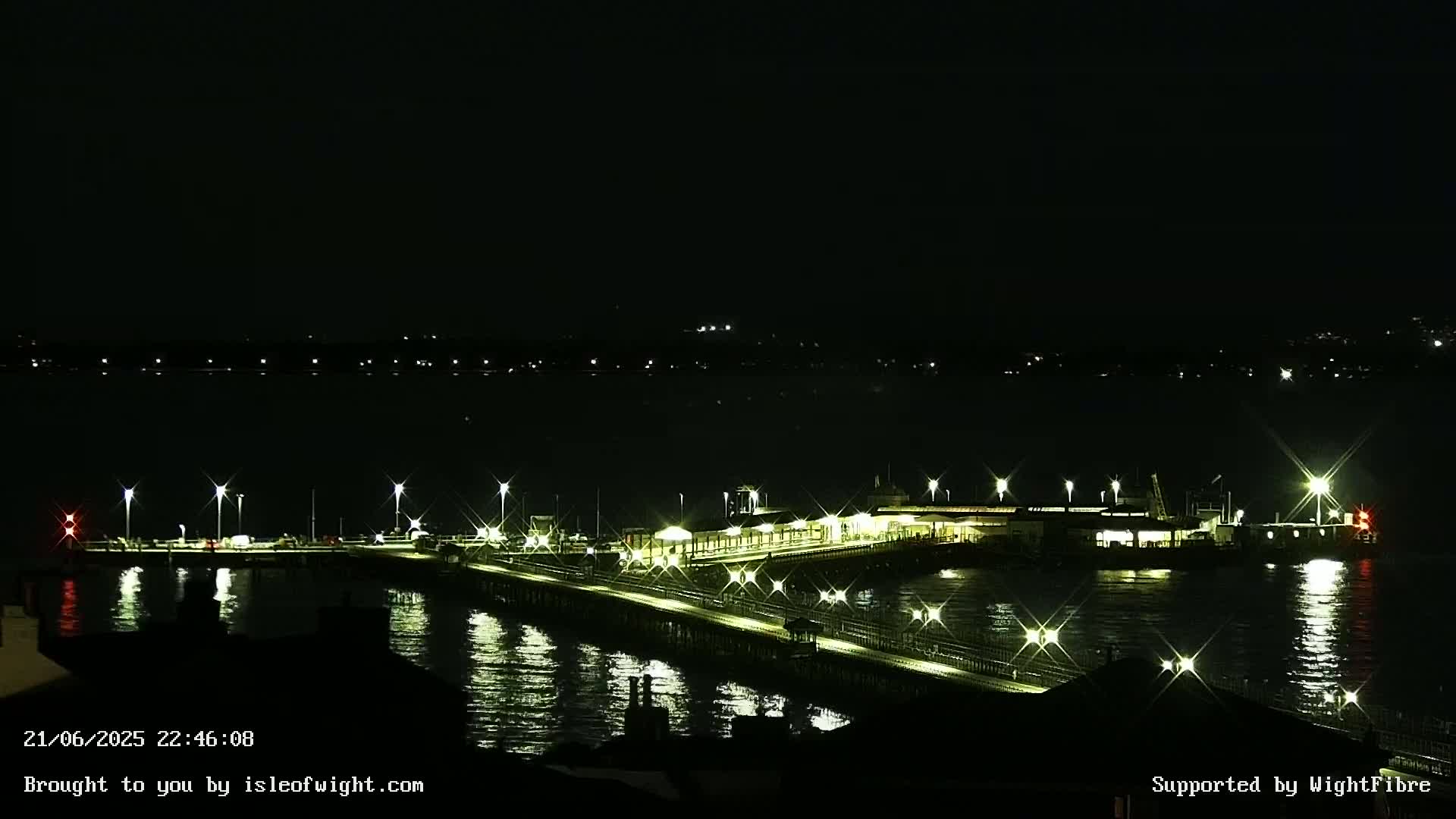 Ryde Pier & Island Line Railway Skyline Live Cam -Isle Of Wight, South East, England, United Kingdom 