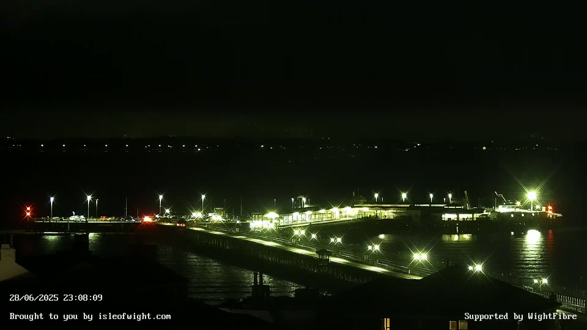 Ryde Pier & Island Line Railway Skyline Live Cam -Isle Of Wight, South East, England, United Kingdom 