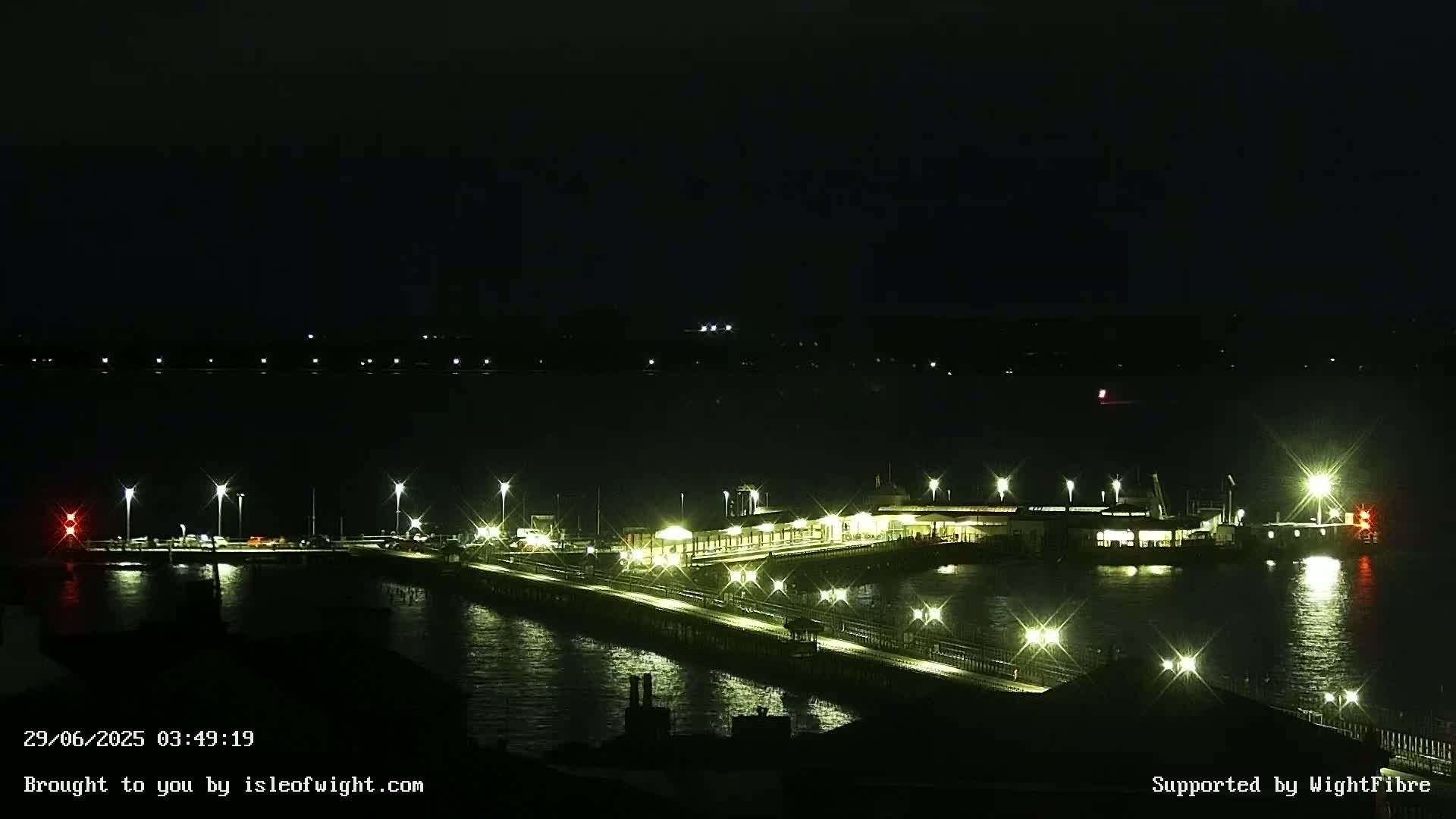 Ryde Pier & Island Line Railway Skyline Live Cam -Isle Of Wight, South East, England, United Kingdom 