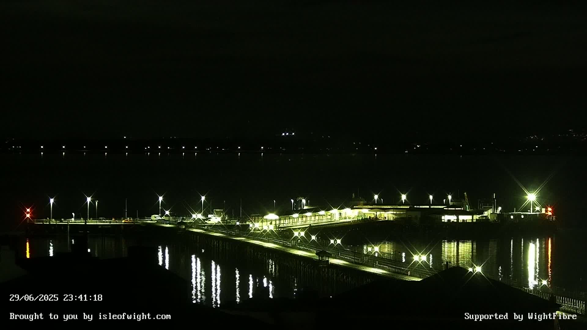 Ryde Pier & Island Line Railway Skyline Live Cam -Isle Of Wight, South East, England, United Kingdom 