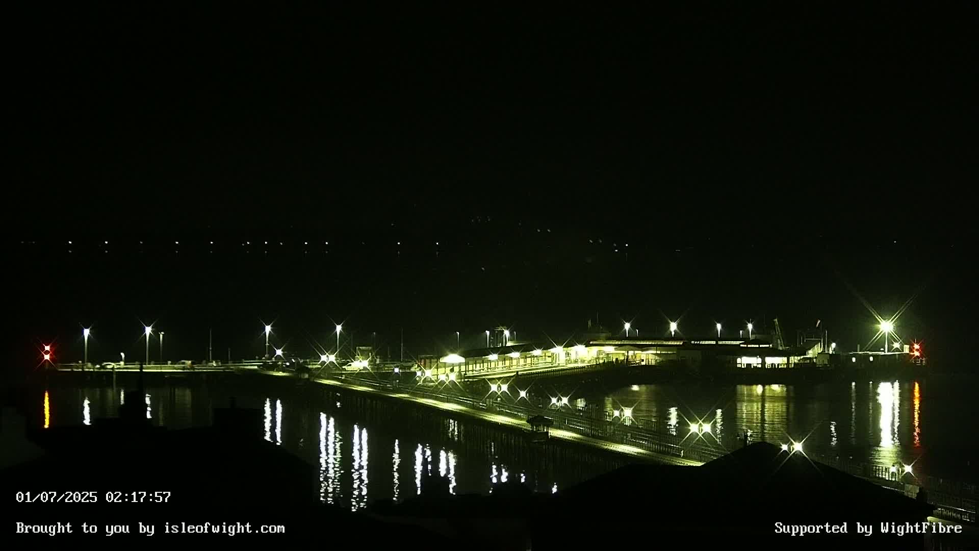 Ryde Pier & Island Line Railway Skyline Live Cam -Isle Of Wight, South East, England, United Kingdom 