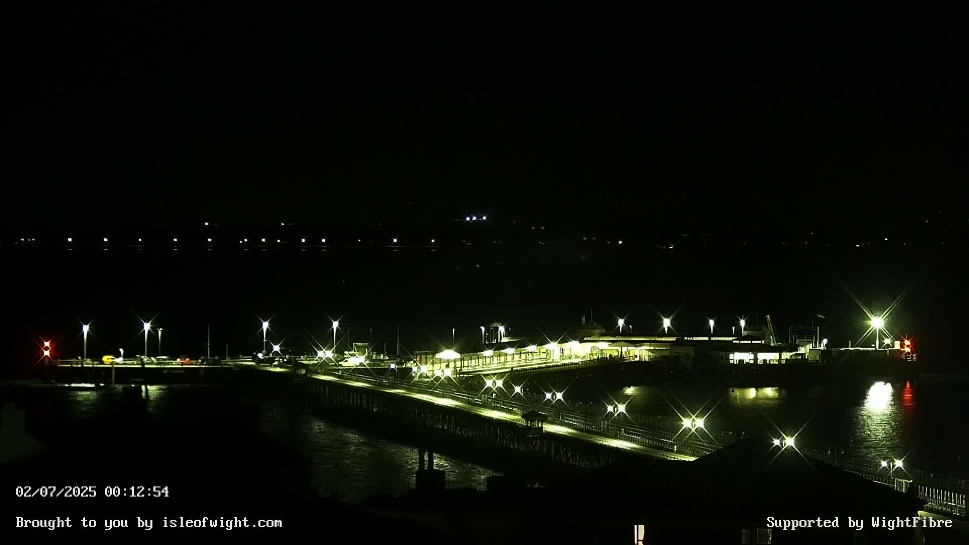 Ryde Pier & Island Line Railway Skyline Live Cam -Isle Of Wight, South East, England, United Kingdom 