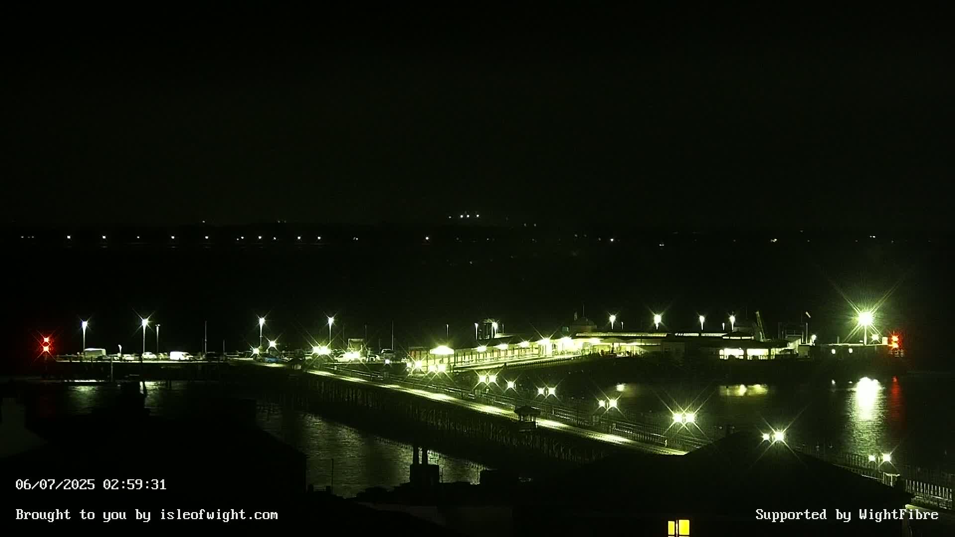 Ryde Pier & Island Line Railway Skyline Live Cam -Isle Of Wight, South East, England, United Kingdom 