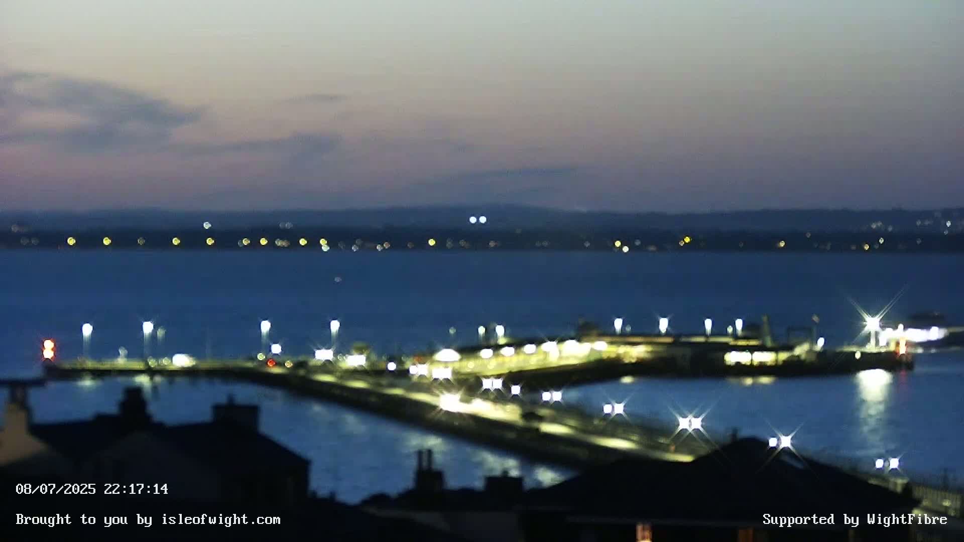 Ryde Pier & Island Line Railway Skyline Live Cam -Isle Of Wight, South East, England, United Kingdom 