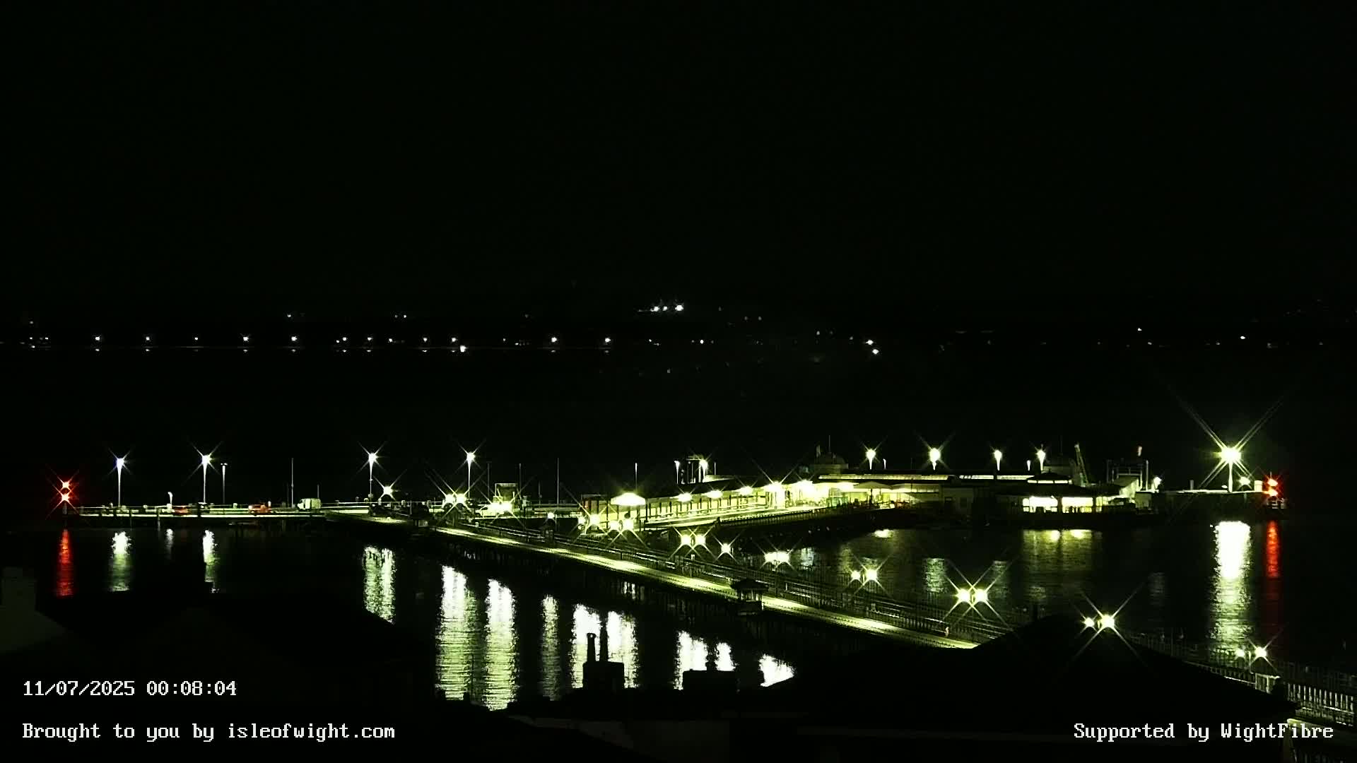 Ryde Pier & Island Line Railway Skyline Live Cam -Isle Of Wight, South East, England, United Kingdom 