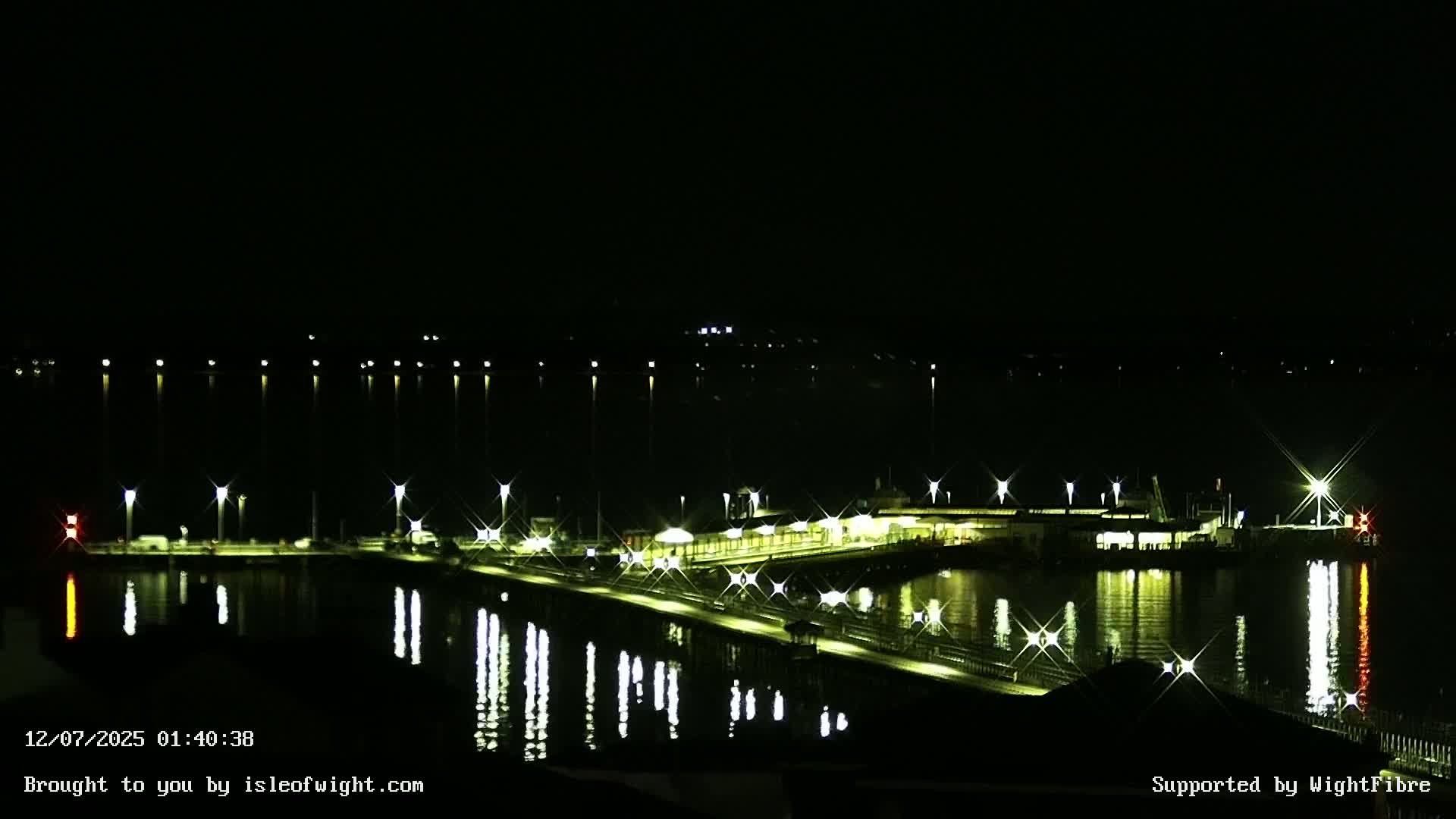 Ryde Pier & Island Line Railway Skyline Live Cam -Isle Of Wight, South East, England, United Kingdom 