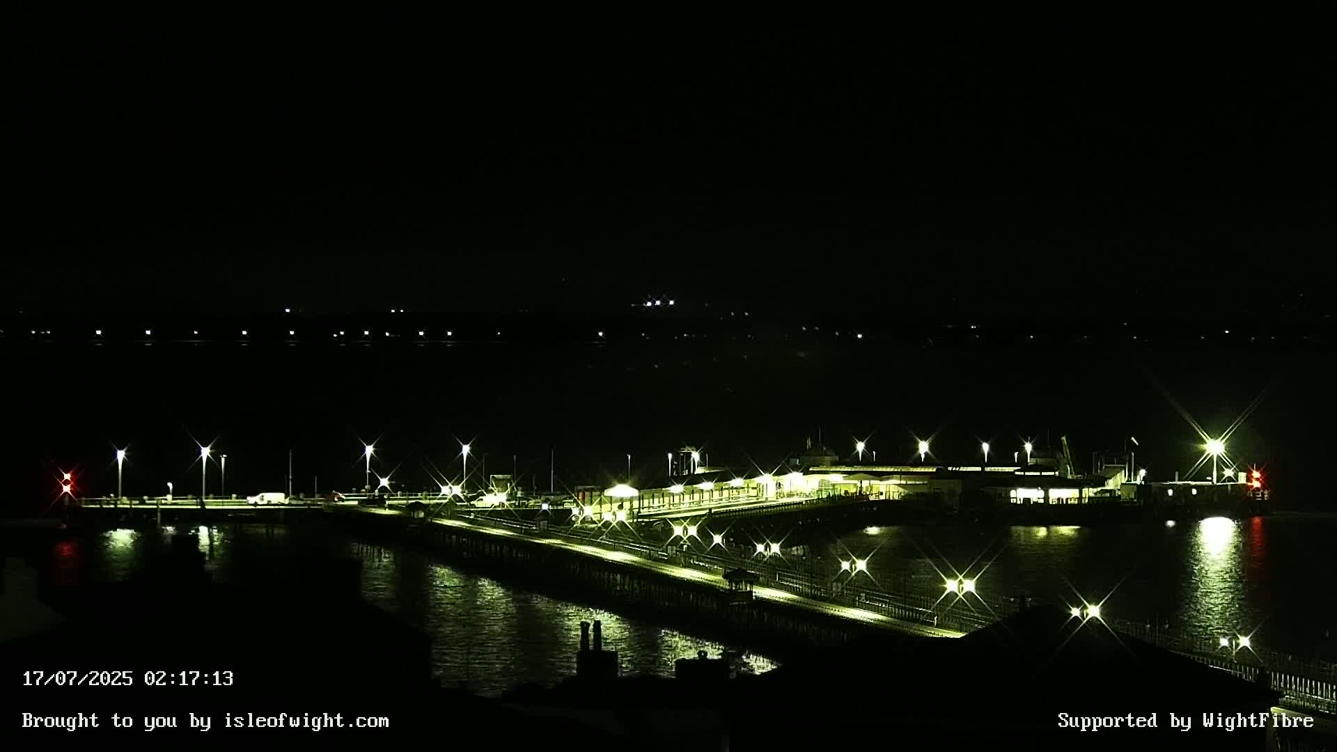 Ryde Pier & Island Line Railway Skyline Live Cam -Isle Of Wight, South East, England, United Kingdom 