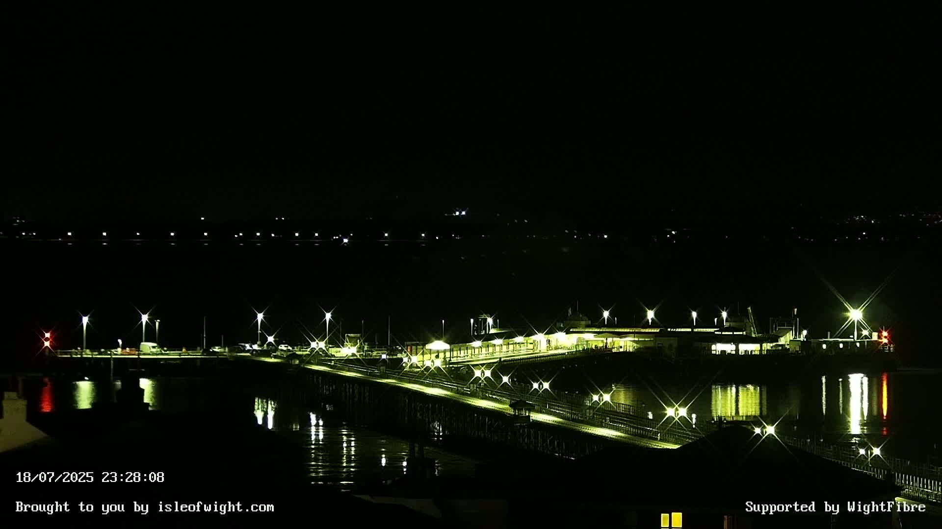 Ryde Pier & Island Line Railway Skyline Live Cam -Isle Of Wight, South East, England, United Kingdom 