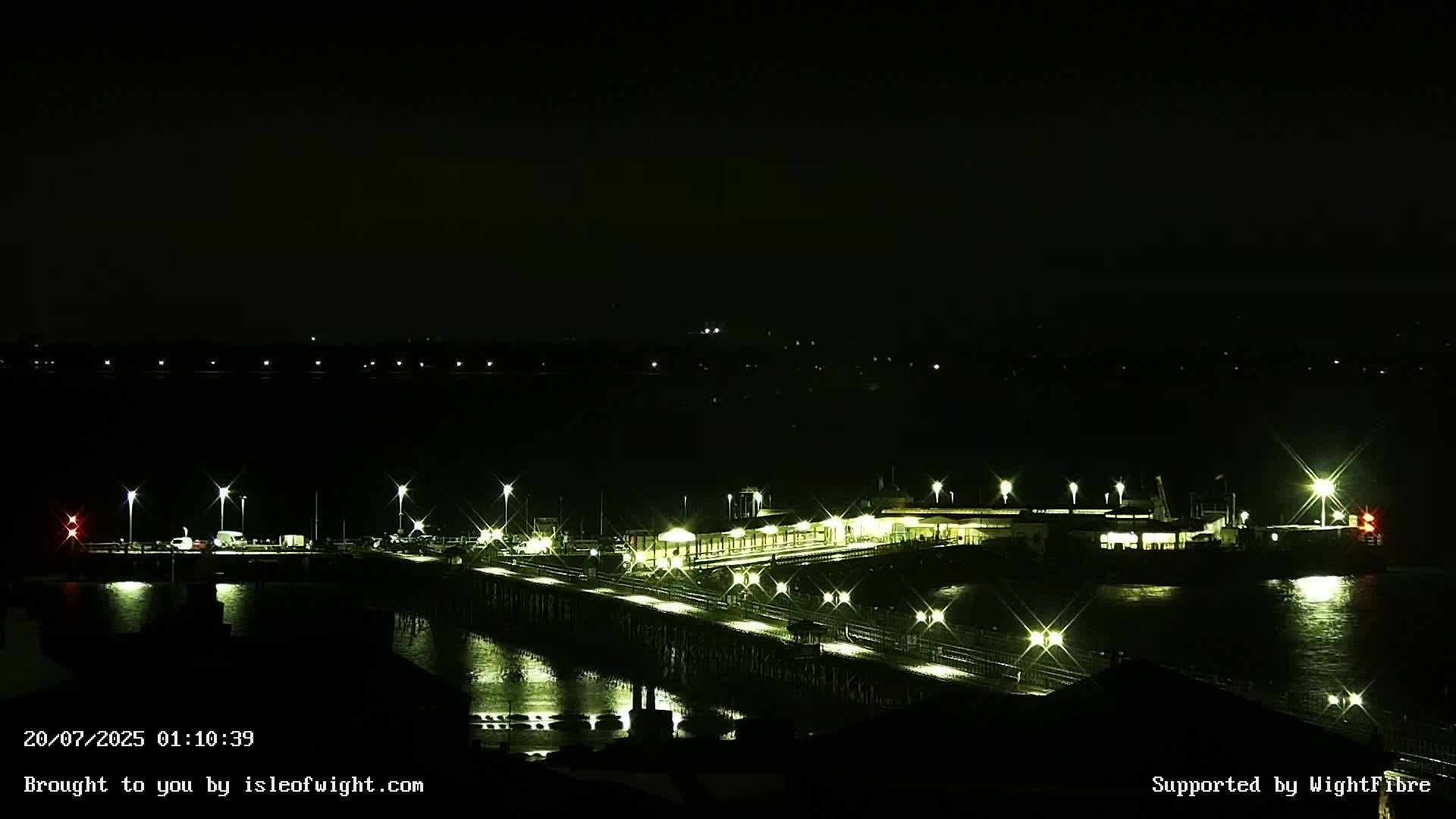Ryde Pier & Island Line Railway Skyline Live Cam -Isle Of Wight, South East, England, United Kingdom 