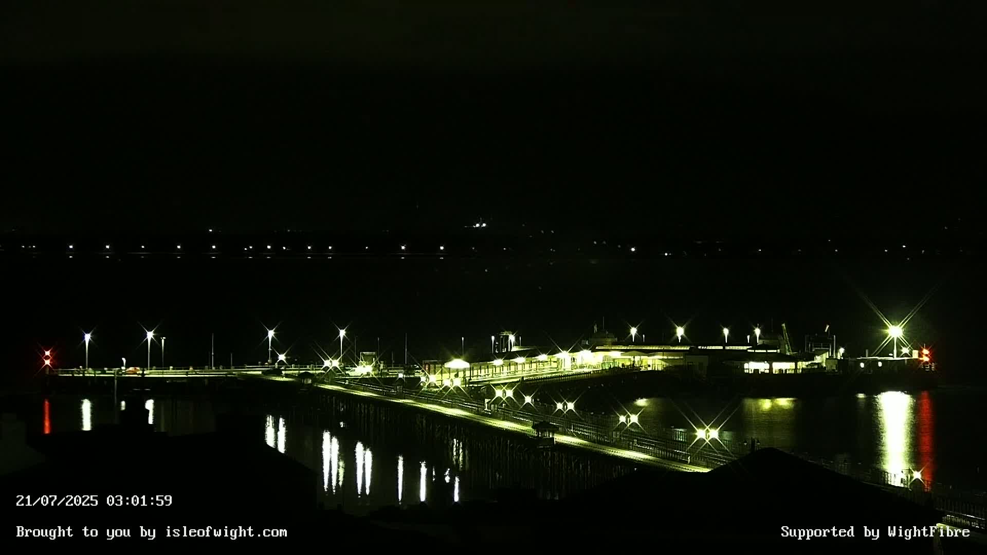 Ryde Pier & Island Line Railway Skyline Live Cam -Isle Of Wight, South East, England, United Kingdom 
