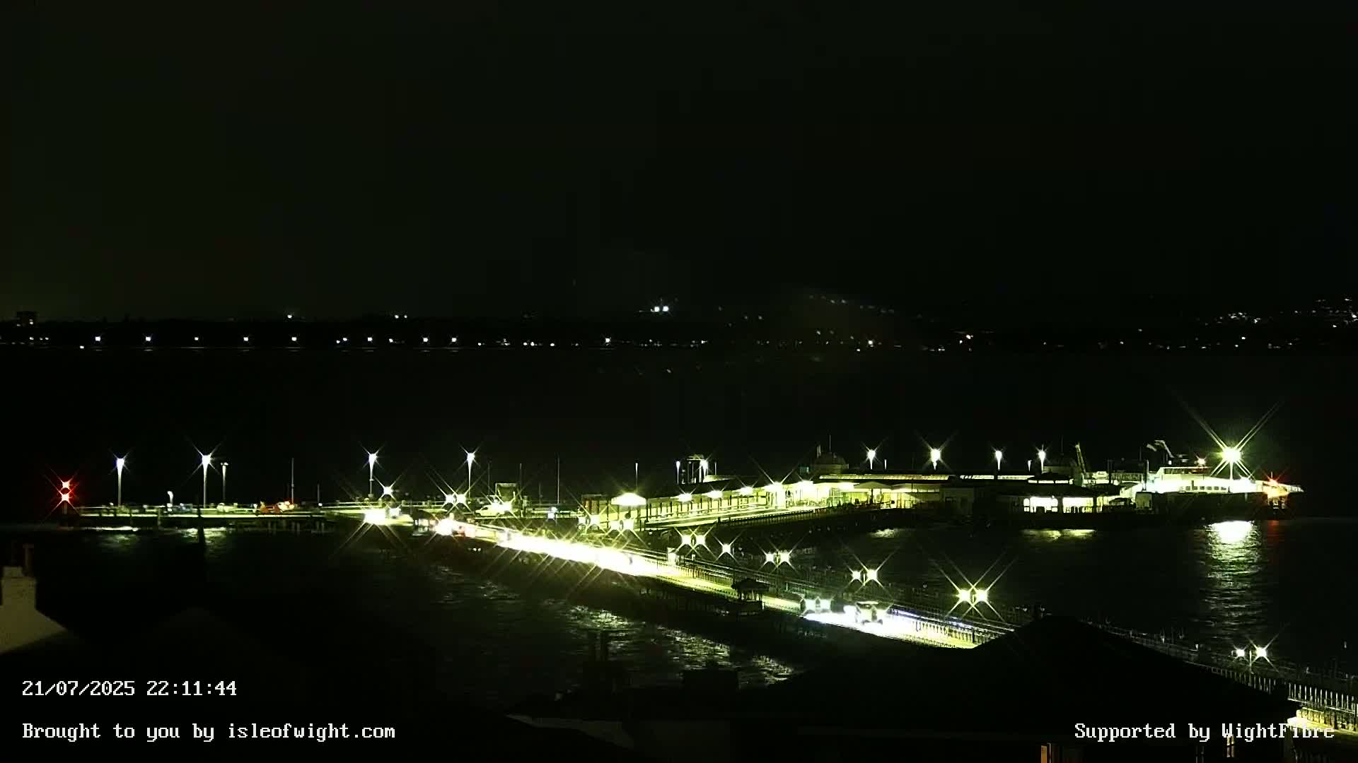Ryde Pier & Island Line Railway Skyline Live Cam -Isle Of Wight, South East, England, United Kingdom 