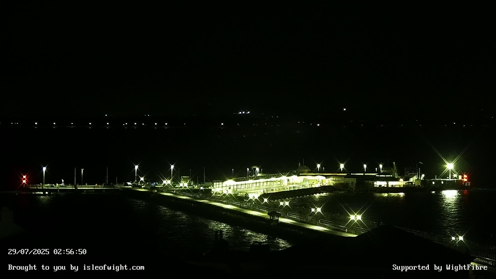 Ryde Pier & Island Line Railway Skyline Live Cam -Isle Of Wight, South East, England, United Kingdom 