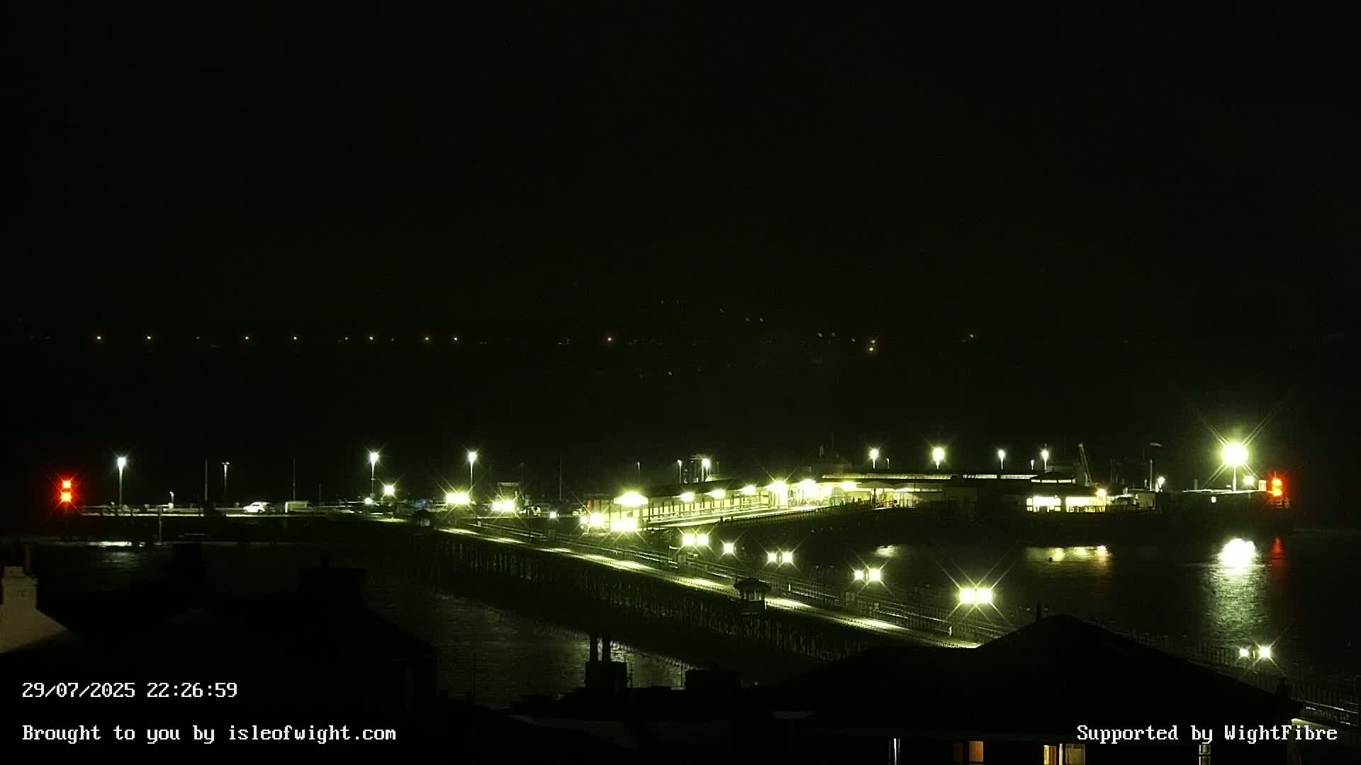 Ryde Pier & Island Line Railway Skyline Live Cam -Isle Of Wight, South East, England, United Kingdom 