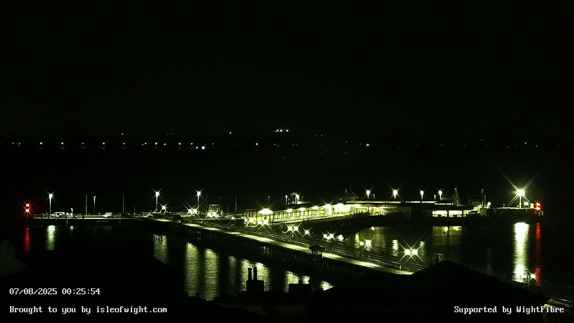 Ryde Pier & Island Line Railway Skyline Live Cam -Isle Of Wight, South East, England, United Kingdom 