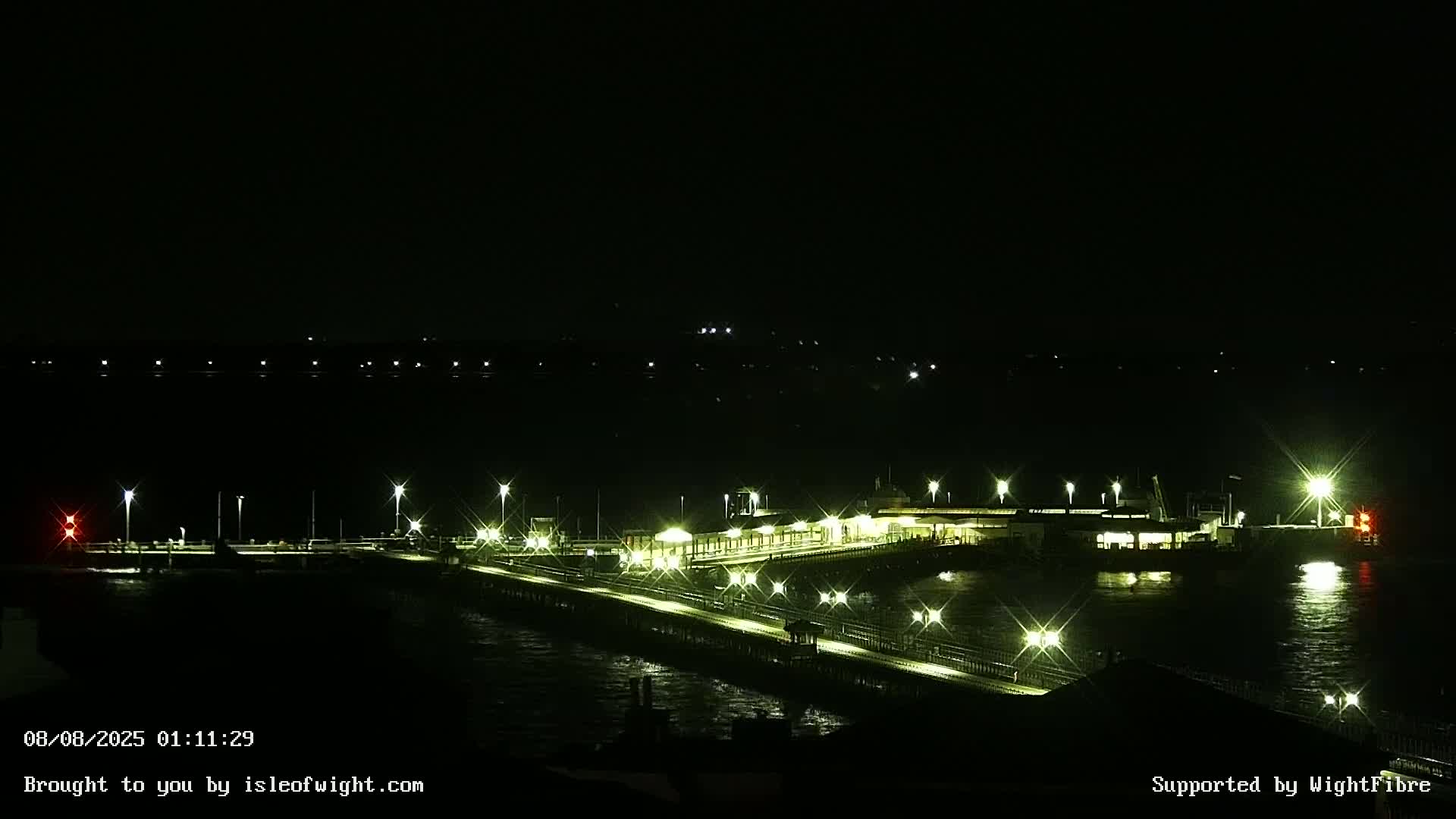 Ryde Pier & Island Line Railway Skyline Live Cam -Isle Of Wight, South East, England, United Kingdom 