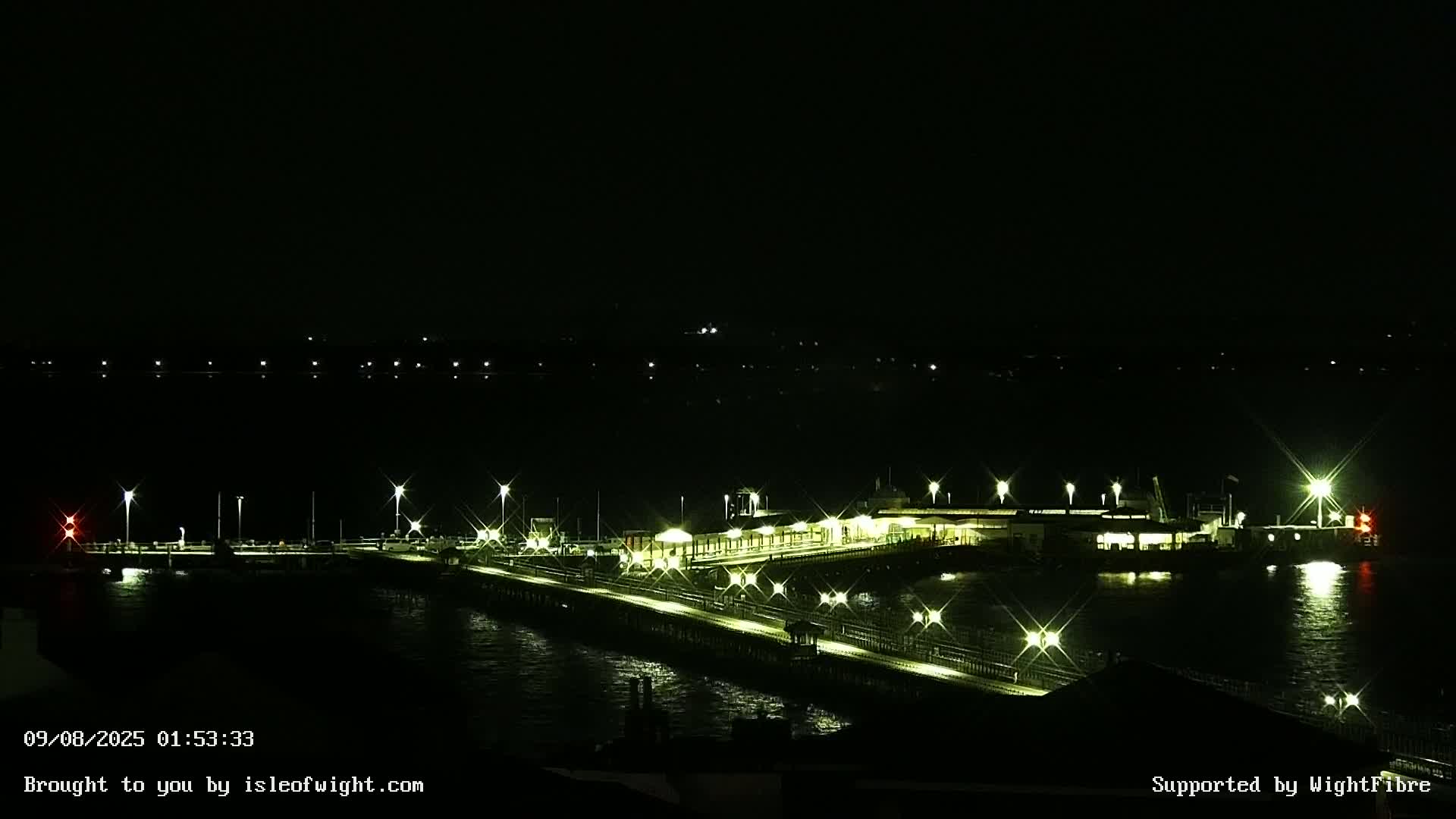 Ryde Pier & Island Line Railway Skyline Live Cam -Isle Of Wight, South East, England, United Kingdom 